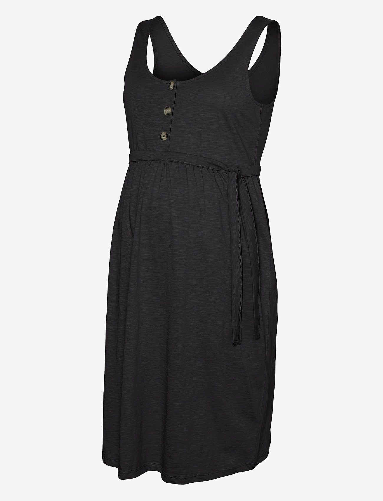 Mamalicious - MLIVY LIA SL JRS ABK DRESS 2F NOOS - midiklänningar - black - 1