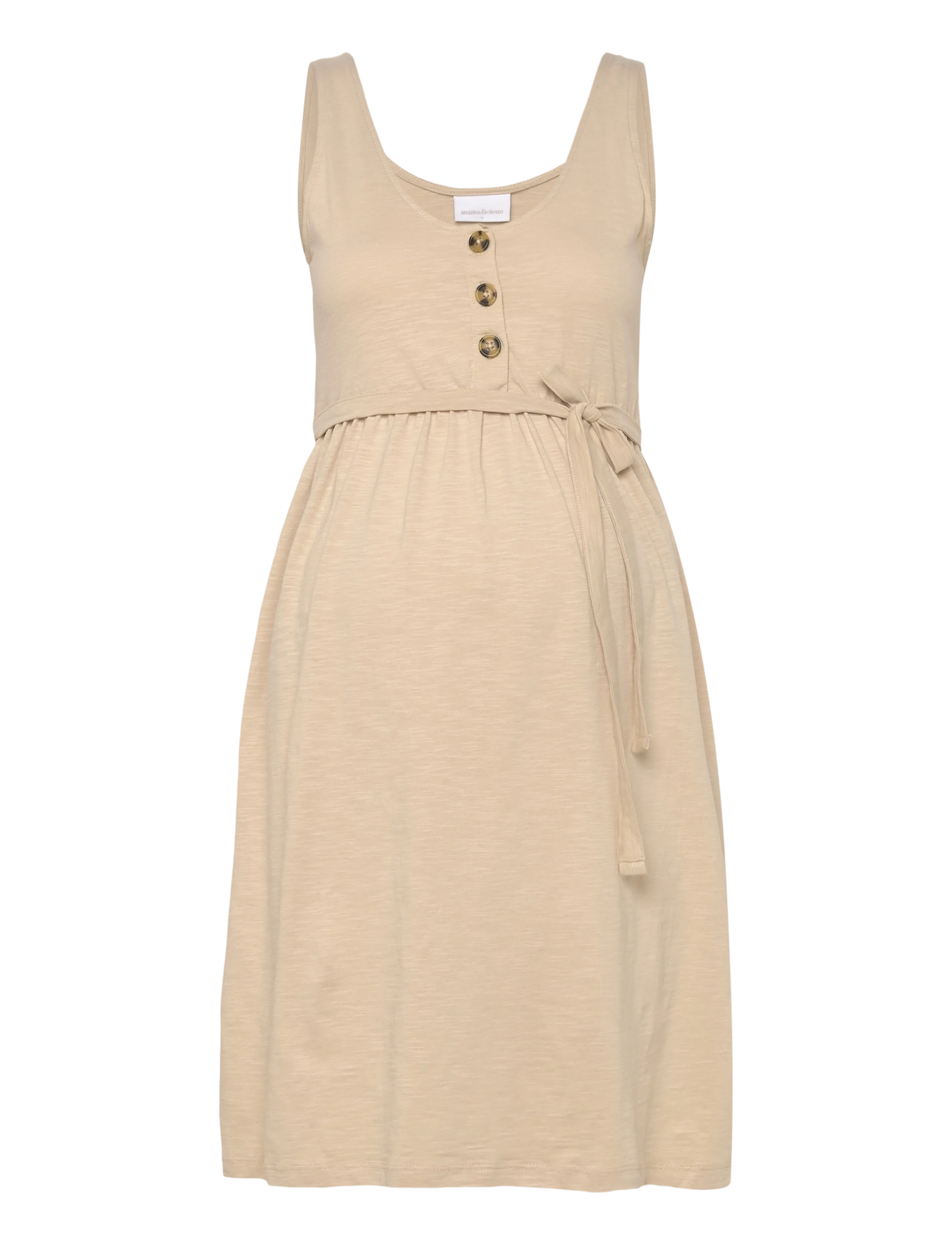 Mamalicious - MLIVY LIA SL JRS ABK DRESS 2F NOOS - midikleider - french oak - 5