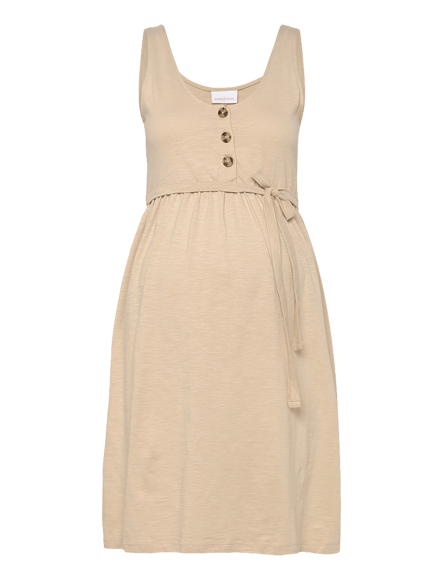 Mamalicious - MLEVI LIA SL JRS ABK DRESS 2F - midi kjoler - french oak - 5