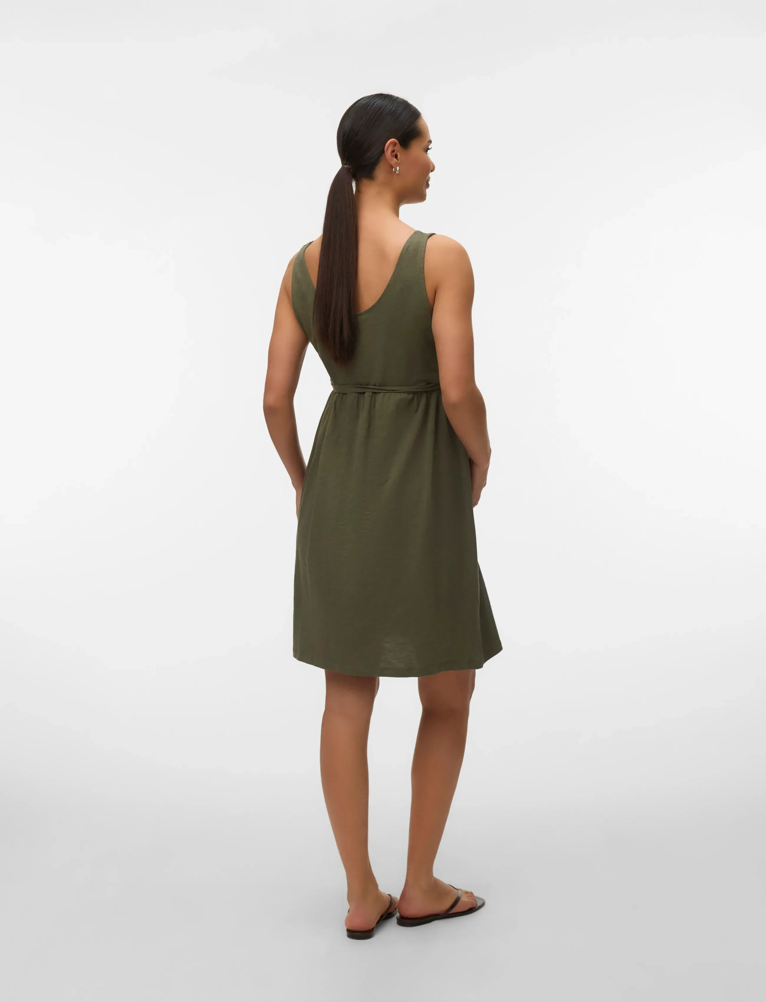 Mamalicious - MLIVY LIA SL JRS ABK DRESS 2F NOOS - midi kjoler - kalamata - 4