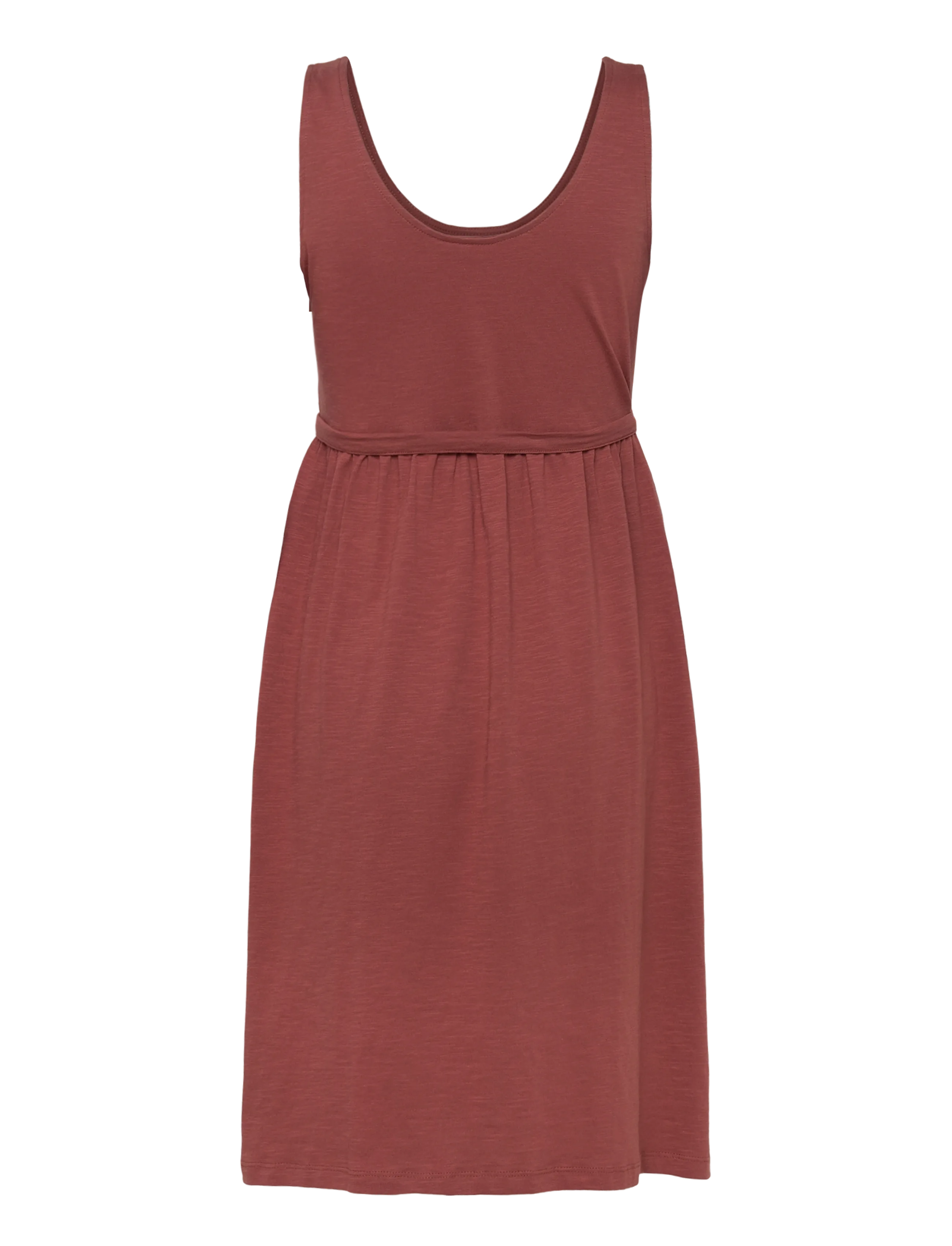 Mamalicious - MLEVI LIA S/L JRS ABK DRESS 2F A. NOOS - robes midi - mahogany - 2