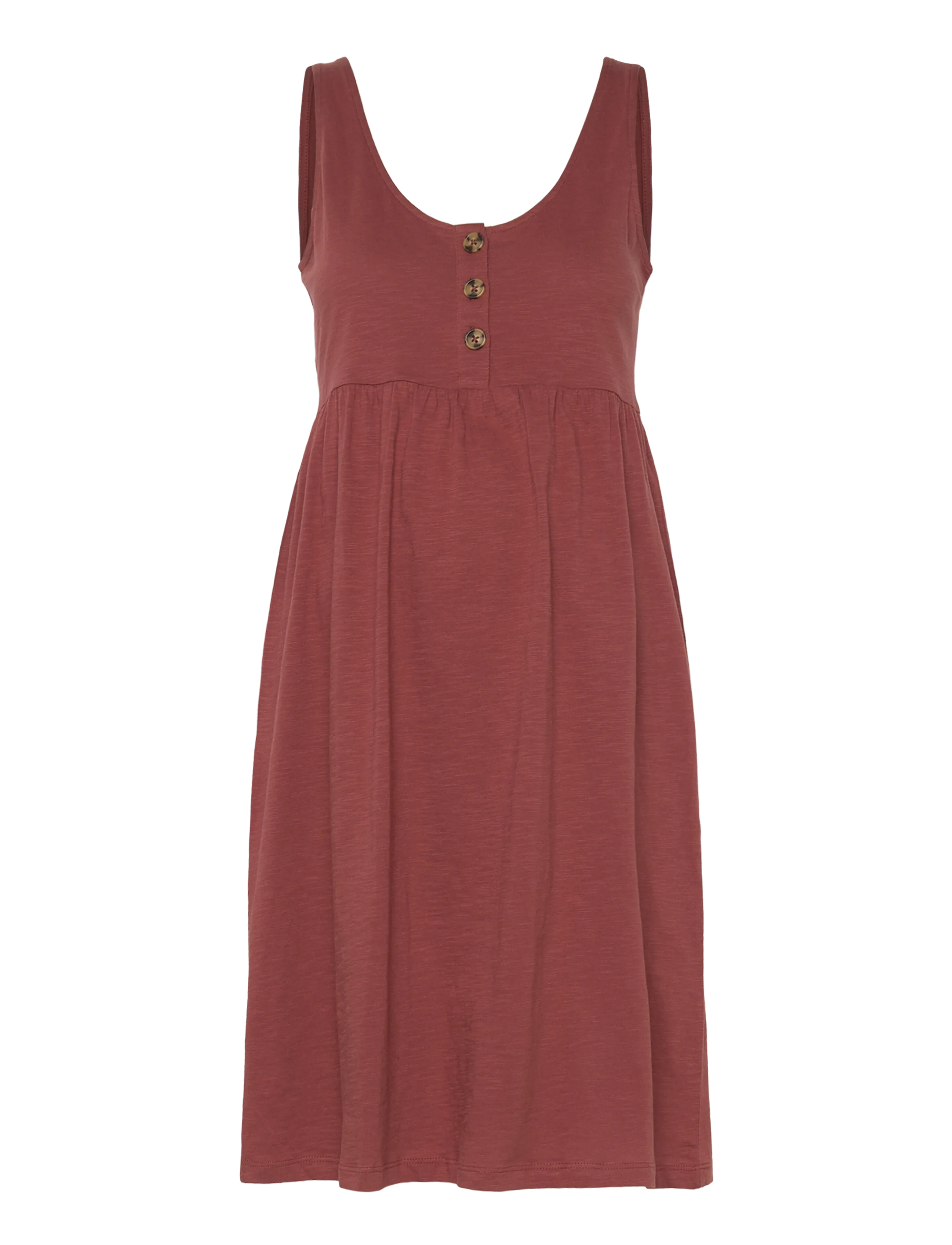 Mamalicious - MLEVI LIA S/L JRS ABK DRESS 2F A. NOOS - robes midi - mahogany - 3