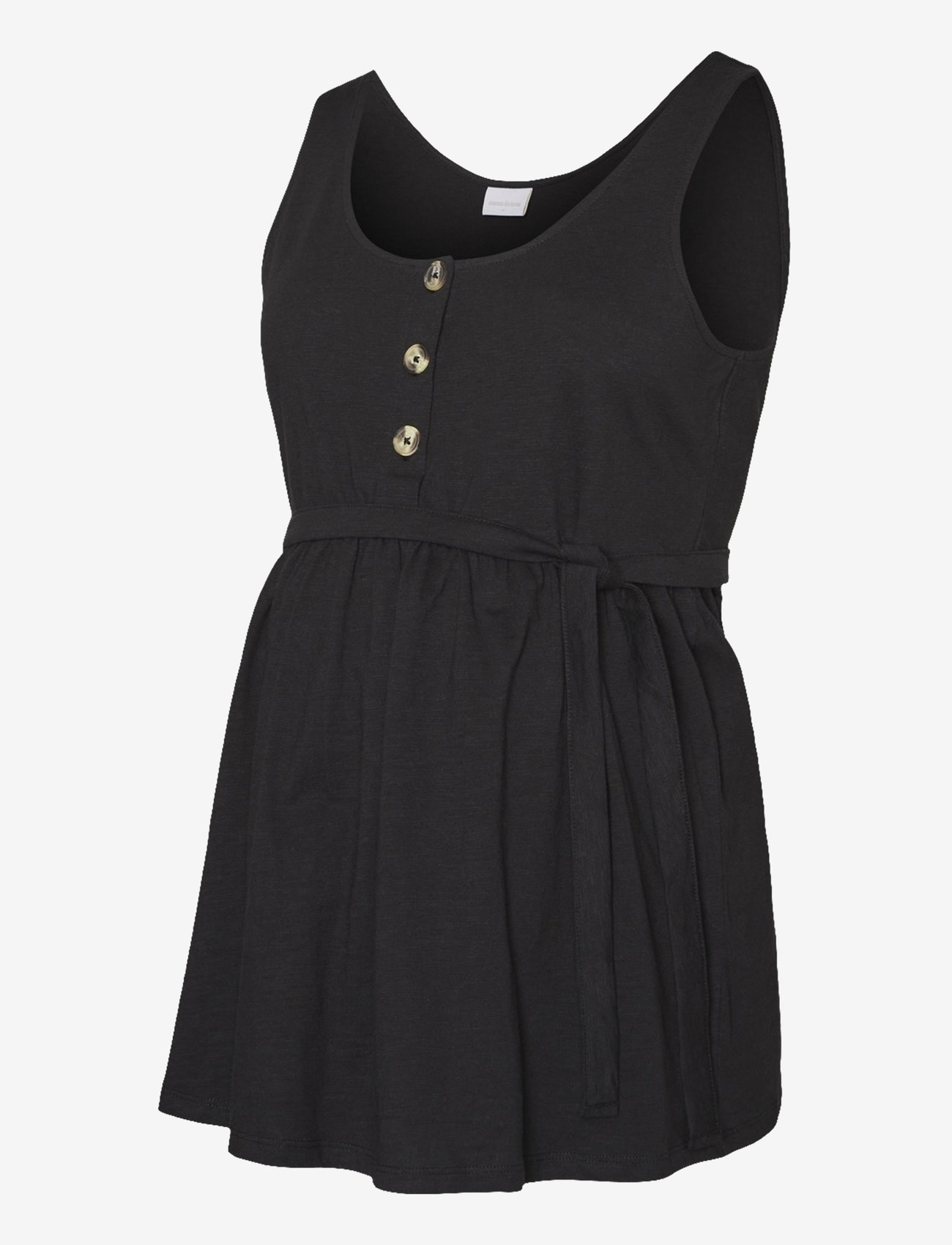 Mamalicious - MLEVI LIA S/L JRS TOP 2F A. NOOS - Ärmellose blusen - black - 1