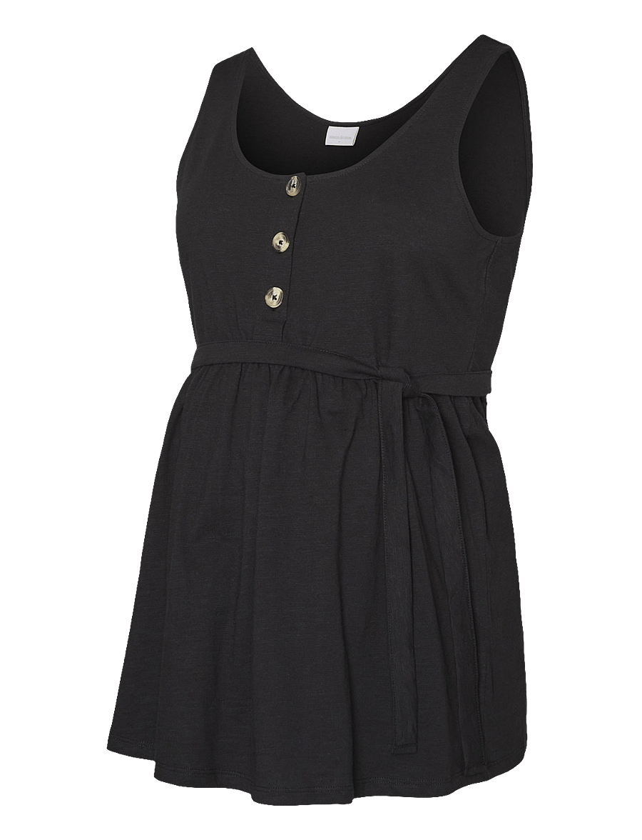Mamalicious - MLEVI LIA S/L JRS TOP 2F A. NOOS - palaidinės be rankovių - black - 1