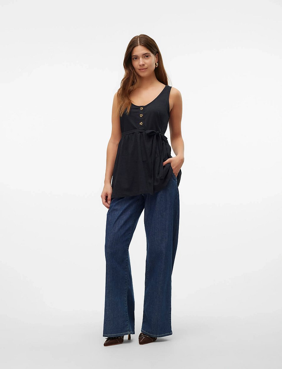 Mamalicious - MLEVI LIA S/L JRS TOP 2F A. NOOS - palaidinės be rankovių - black - 5