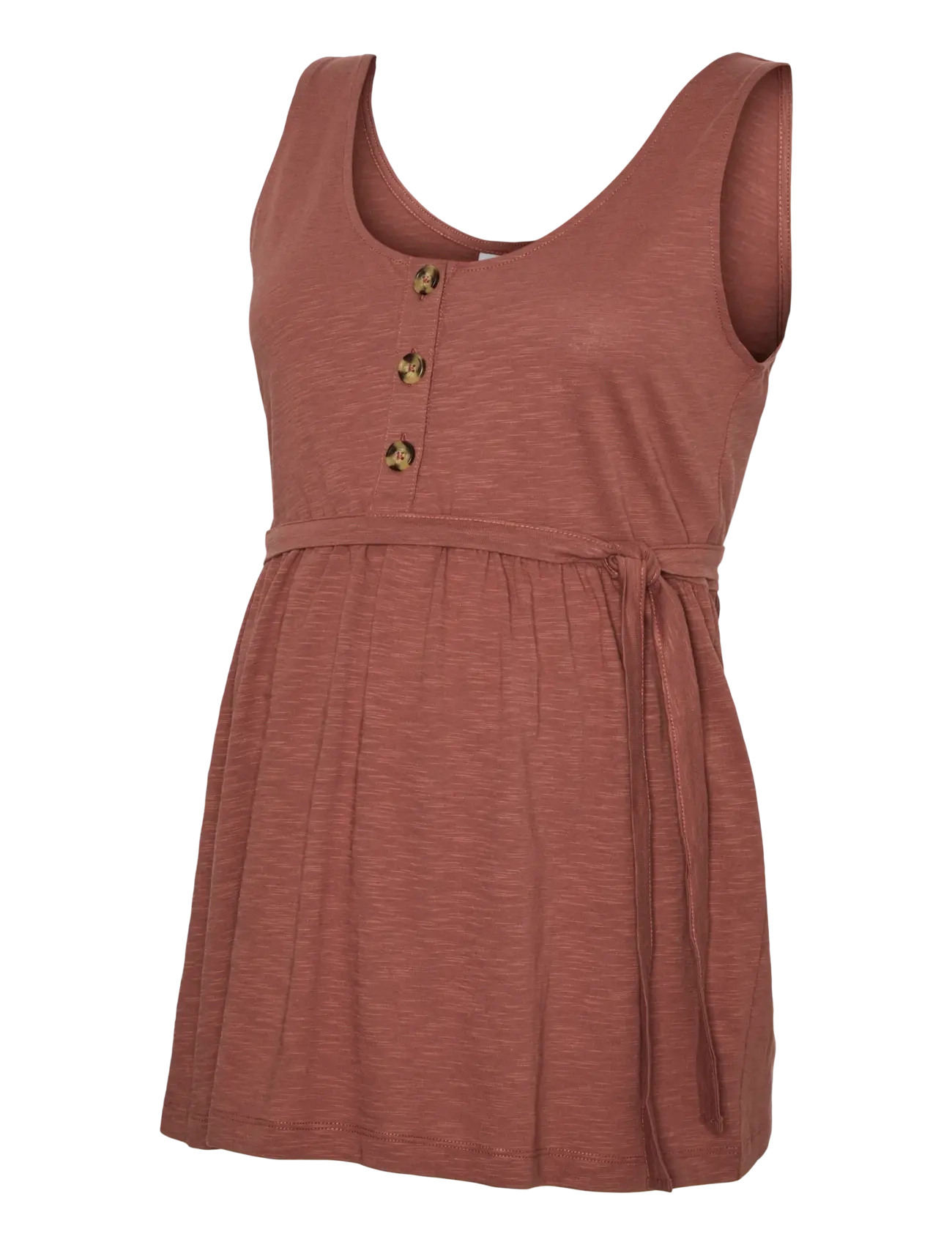 Mamalicious MLEVI LIA SL JRS TOP 2F NOOS - Bluser - MAHOGANY / red