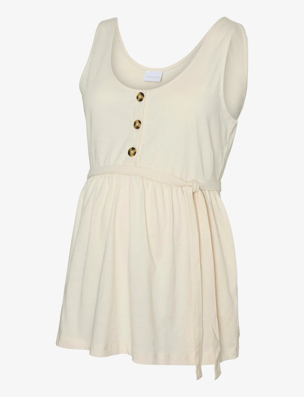 Mamalicious - MLEVI LIA S/L JRS TOP 2F A. NOOS - Ärmellose blusen - whitecap gray - 0