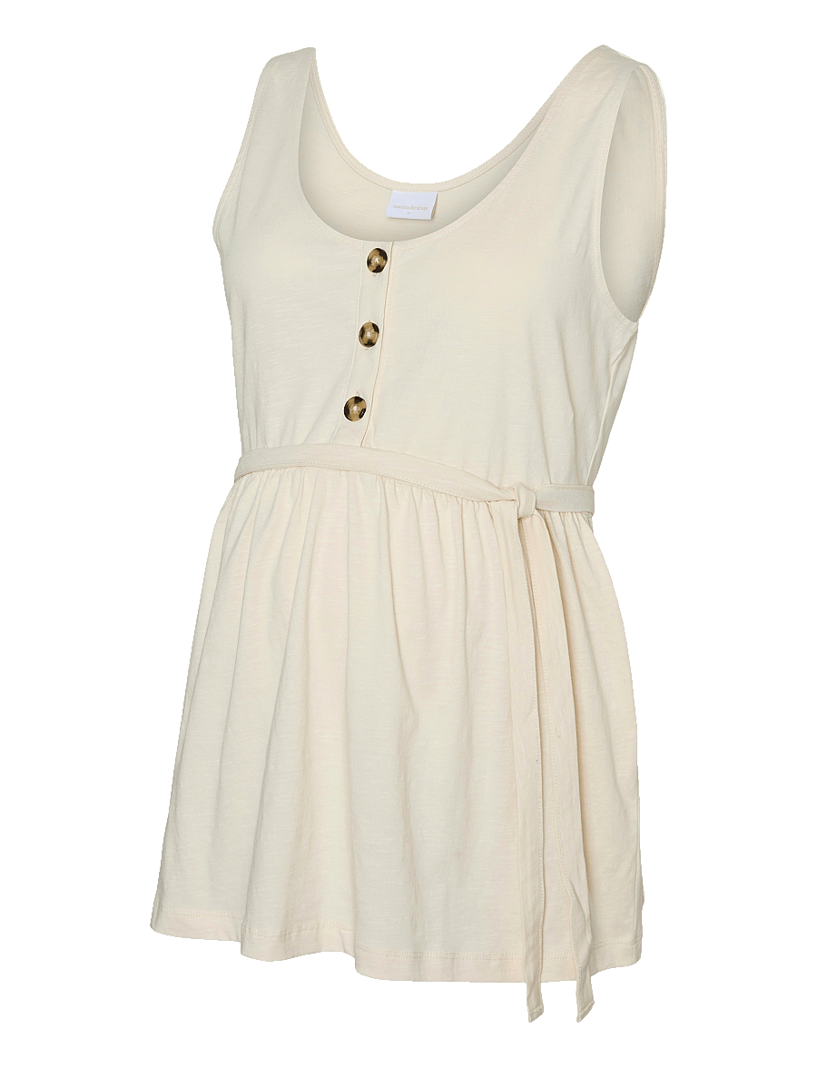 Mamalicious - MLEVI LIA S/L JRS TOP 2F A. NOOS - hihattomat puserot - whitecap gray - 1