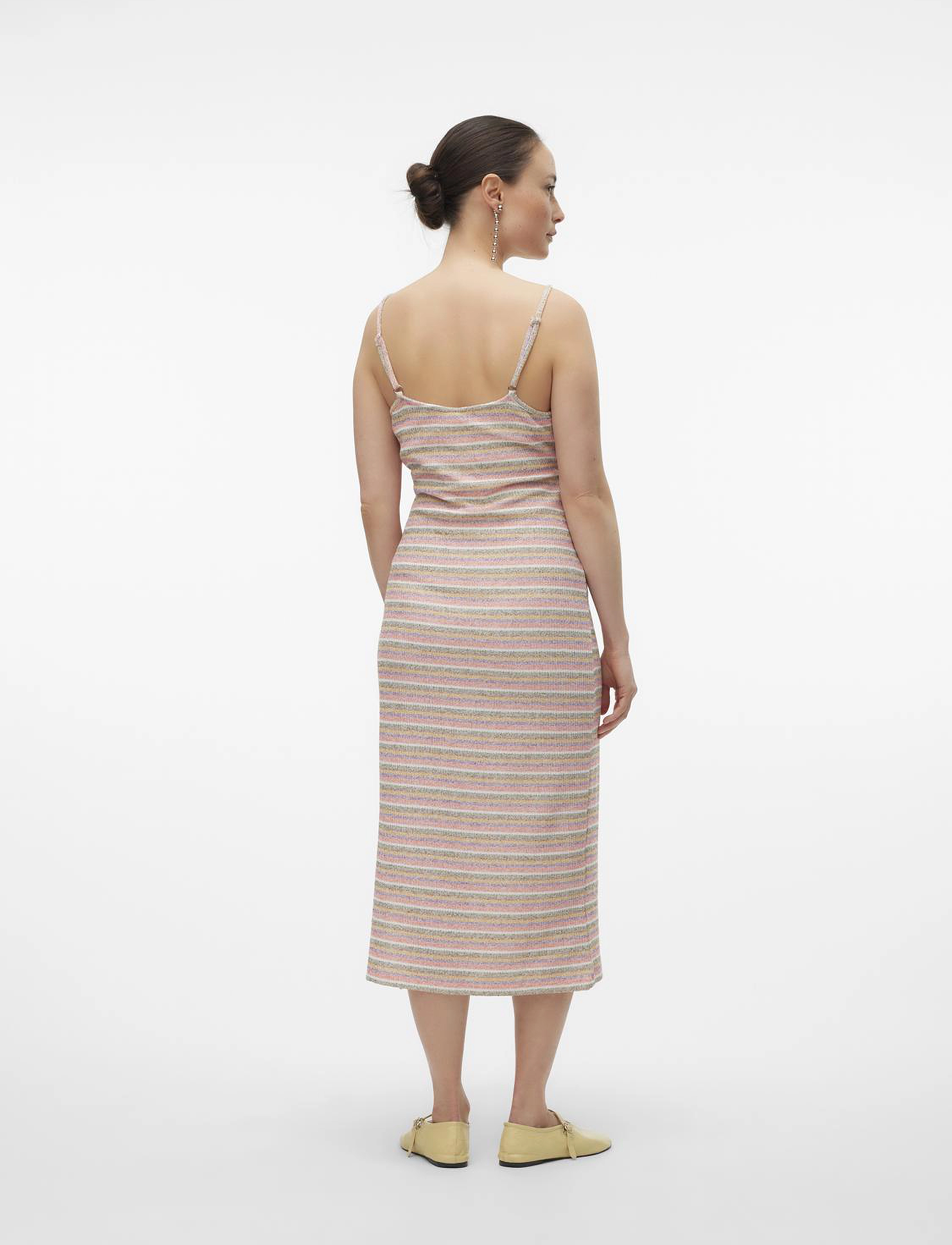 Mamalicious - MLLILA TESS SL JRS MIDI DRESS 2F - pink cosmos - 2