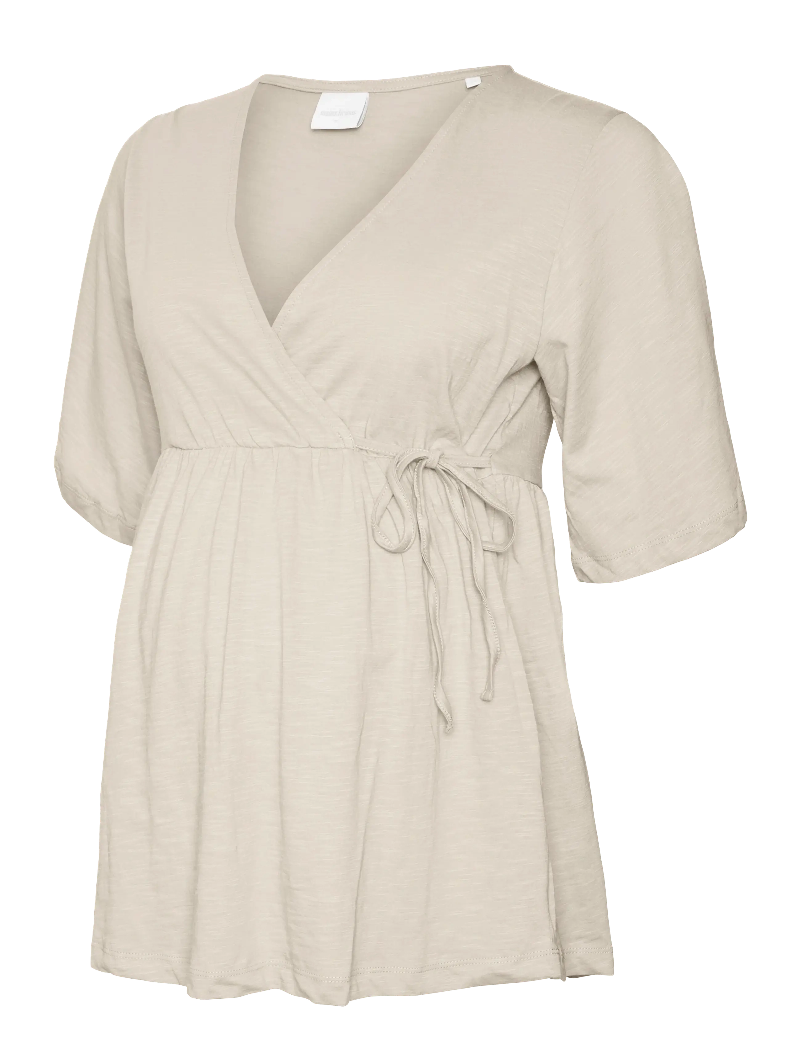 Mamalicious MLKALYNA TESS 2/4 JRS TOP 2F - Umstandsmode - BIRCH / cream