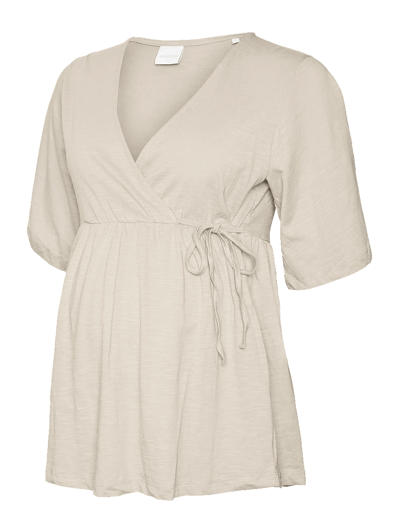 Mamalicious - MLKALYNA TESS 2/4 JRS TOP 2F - alussärgid - birch - 0