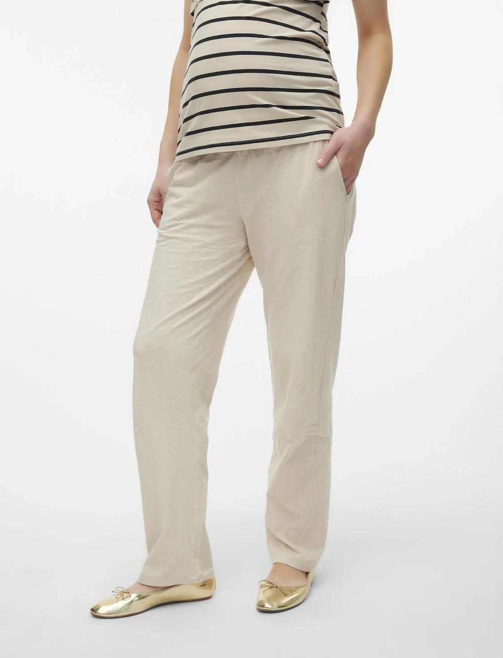 Mamalicious - MLIVY JRS PANTS NOOS - underdele - french oak - 5