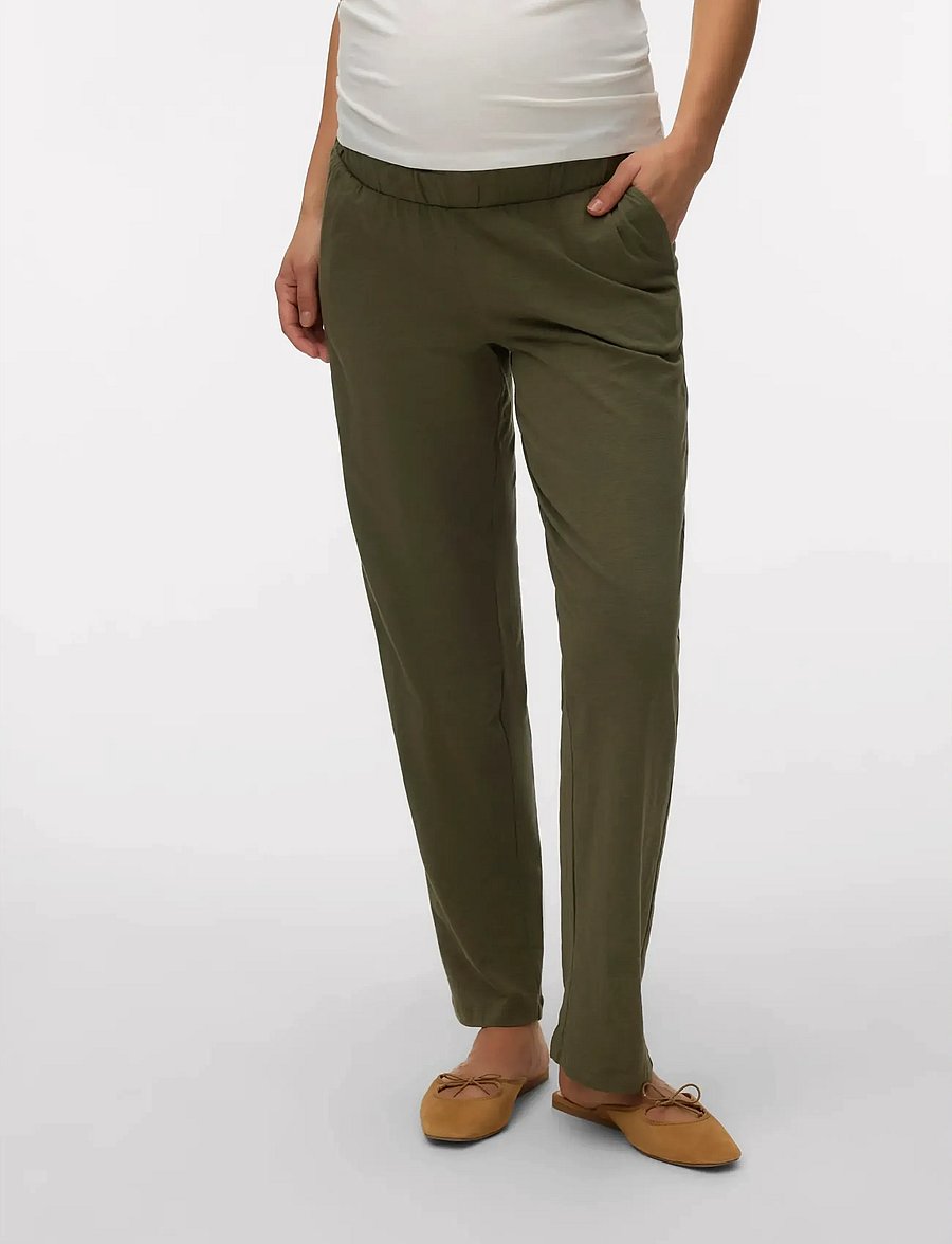 Mamalicious - MLIVY JRS PANTS NOOS - hose mit geradem bein - kalamata - 0