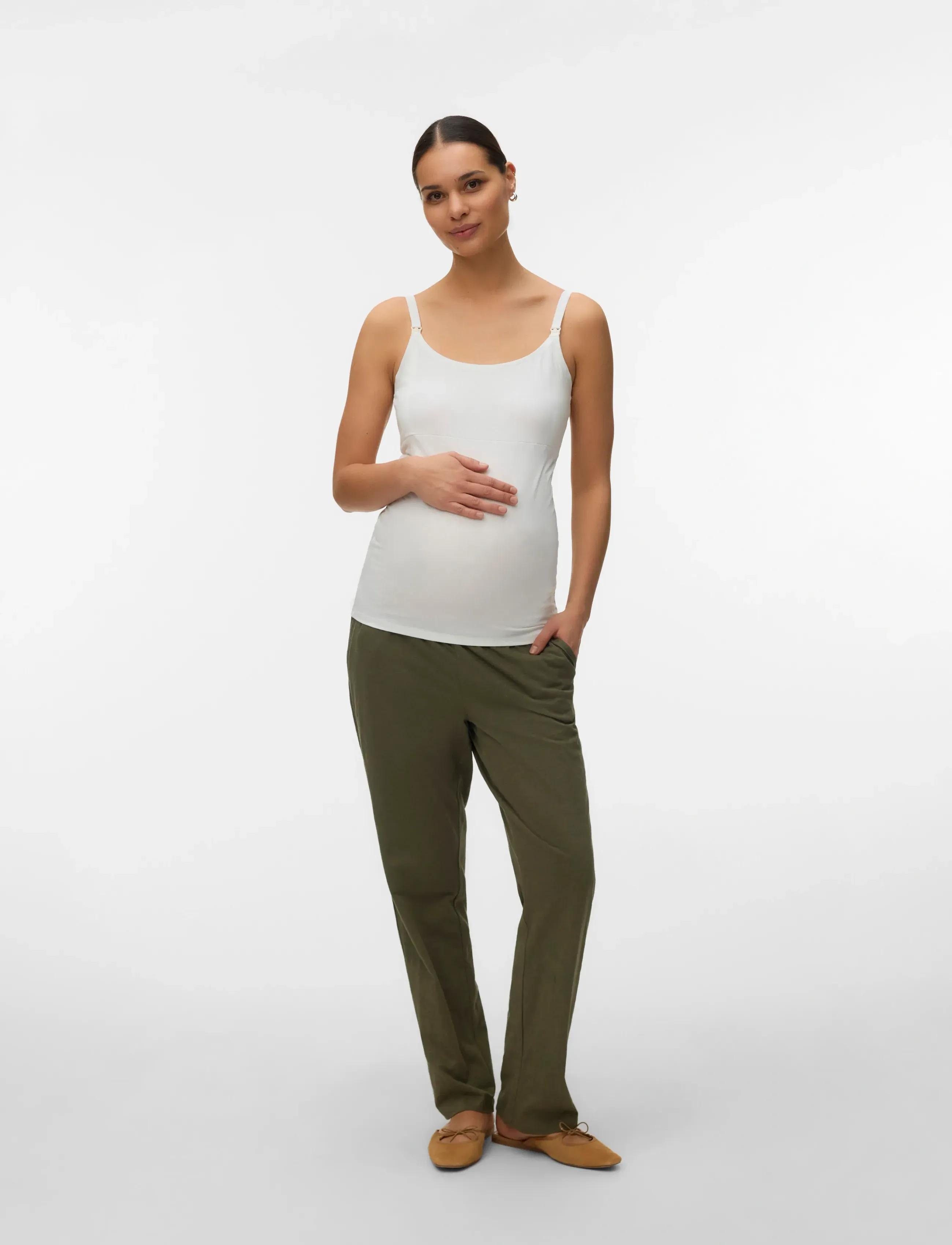 Mamalicious - MLIVY JRS PANTS NOOS - nederdelar - kalamata - 5