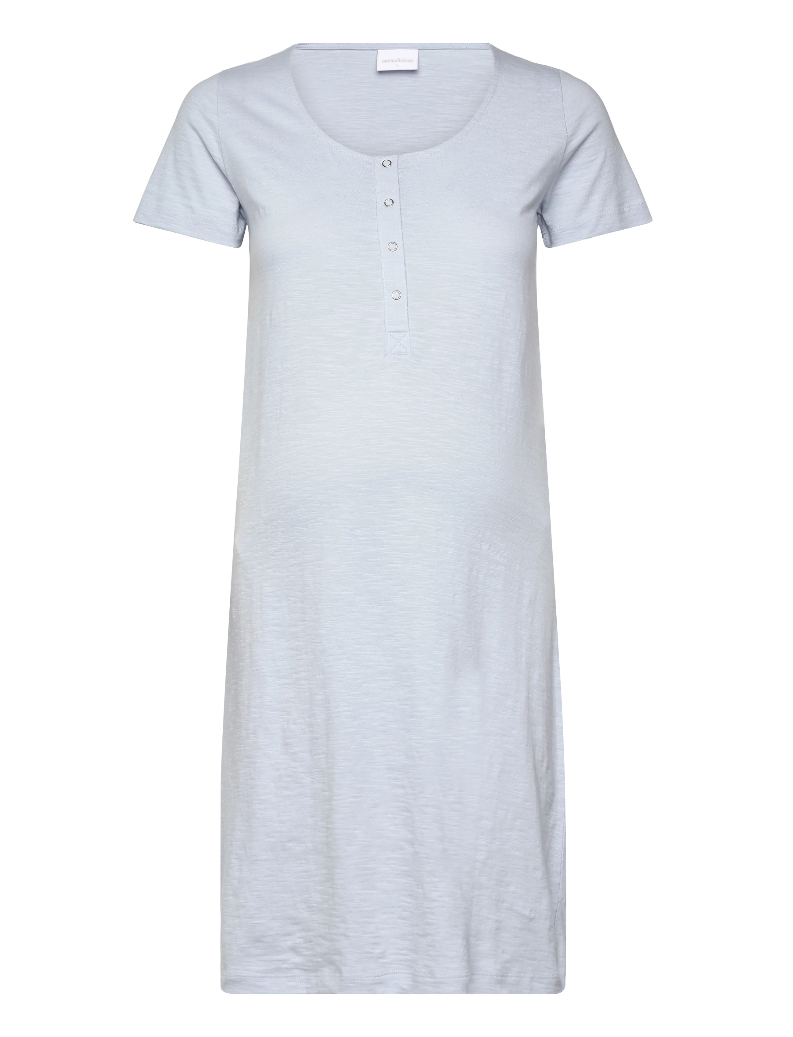 Mamalicious MLMIRA SOLID JRS NIGHTGOWN 2F A. E. NOOS - Umstandsmode - HEATHER / blue