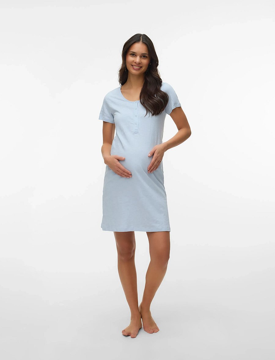 Mamalicious - MLMIRA SOLID JRS NIGHTGOWN 2F A. E. - kodu- ja ööriided - heather - 5