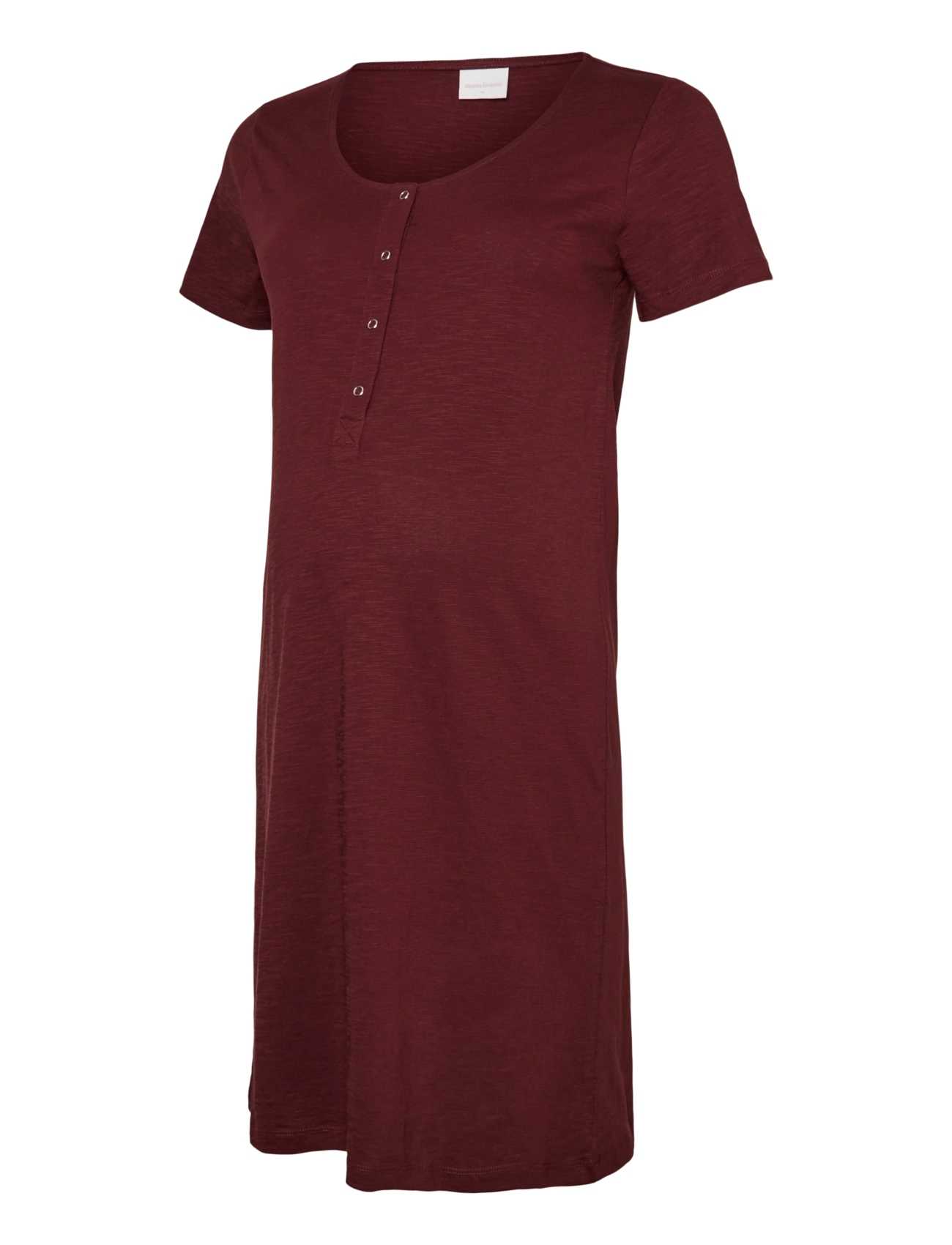 MAMALICIOUS Mlmira Solid Jrs Nightgown 2F A. E. Burgundy - M - Damen