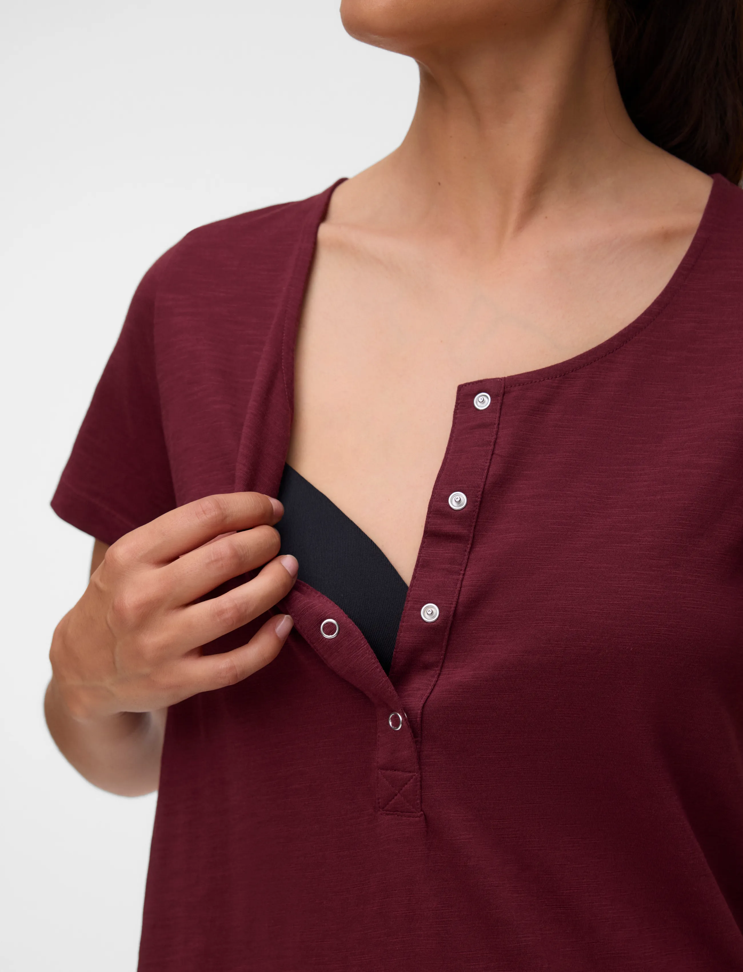 Mamalicious - MLMIRA SOLID JRS NIGHTGOWN 2F A. E. NOOS - kodu- ja ööriided - windsor wine - 5