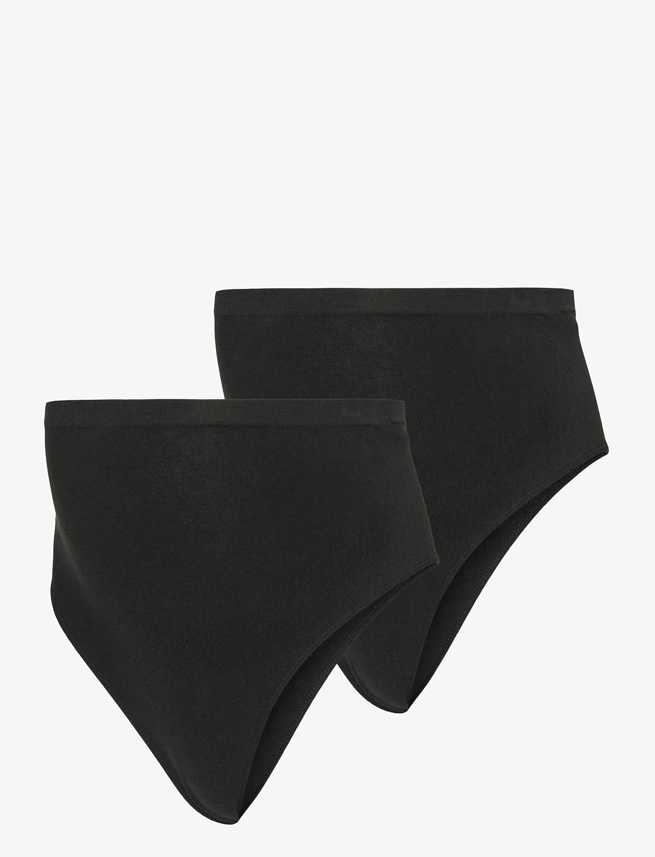 Mamalicious - MLHEAL COTTON G-STRING 2-P A. NOOS - pesu ja aluspesu - black - 1