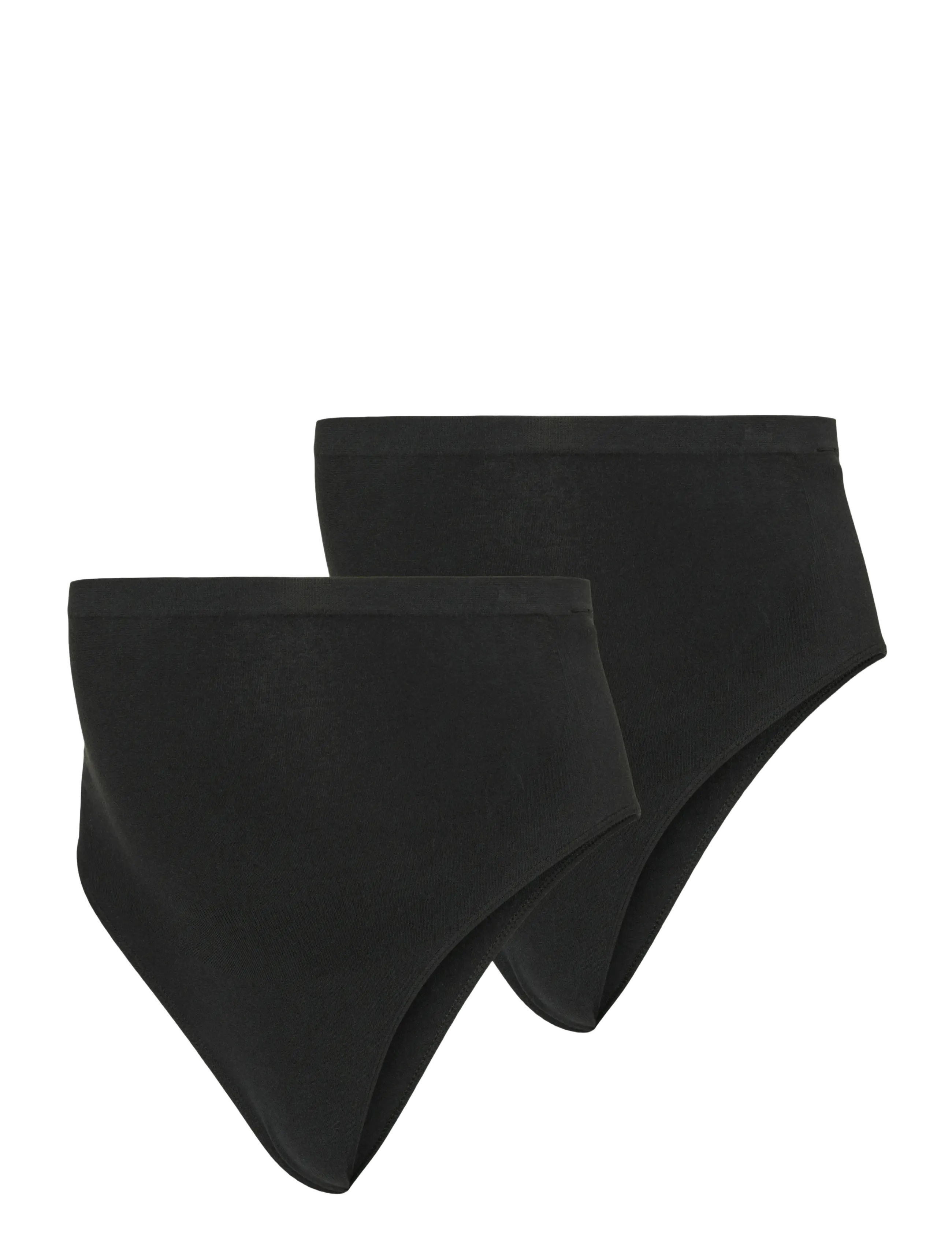 Mamalicious MLHEAL COTTON G-STRING 2-P A. NOOS - Umstandsmode - BLACK / black