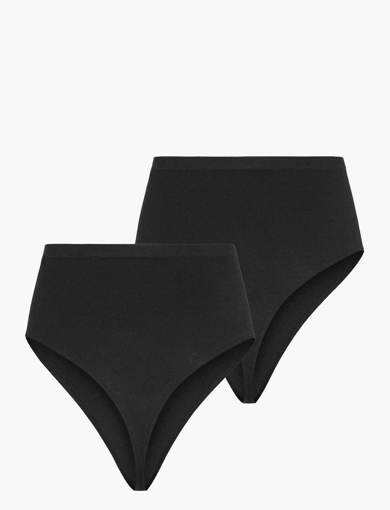Mamalicious - MLHEAL COTTON G-STRING 2-P A. NOOS - pesu ja aluspesu - black - 2