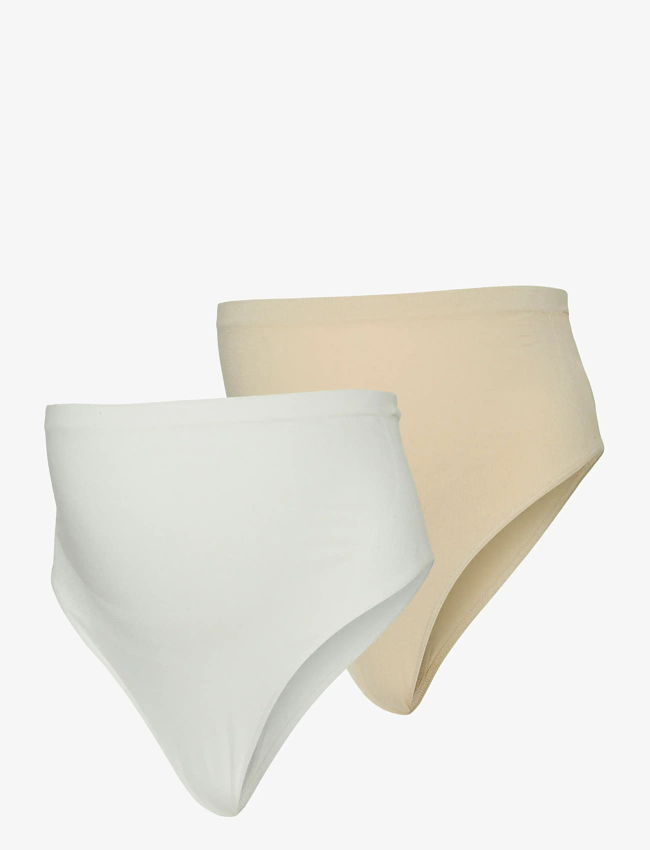 Mamalicious - MLHEAL COTTON G-STRING 2-P A. NOOS - undertøy - snow white - 1