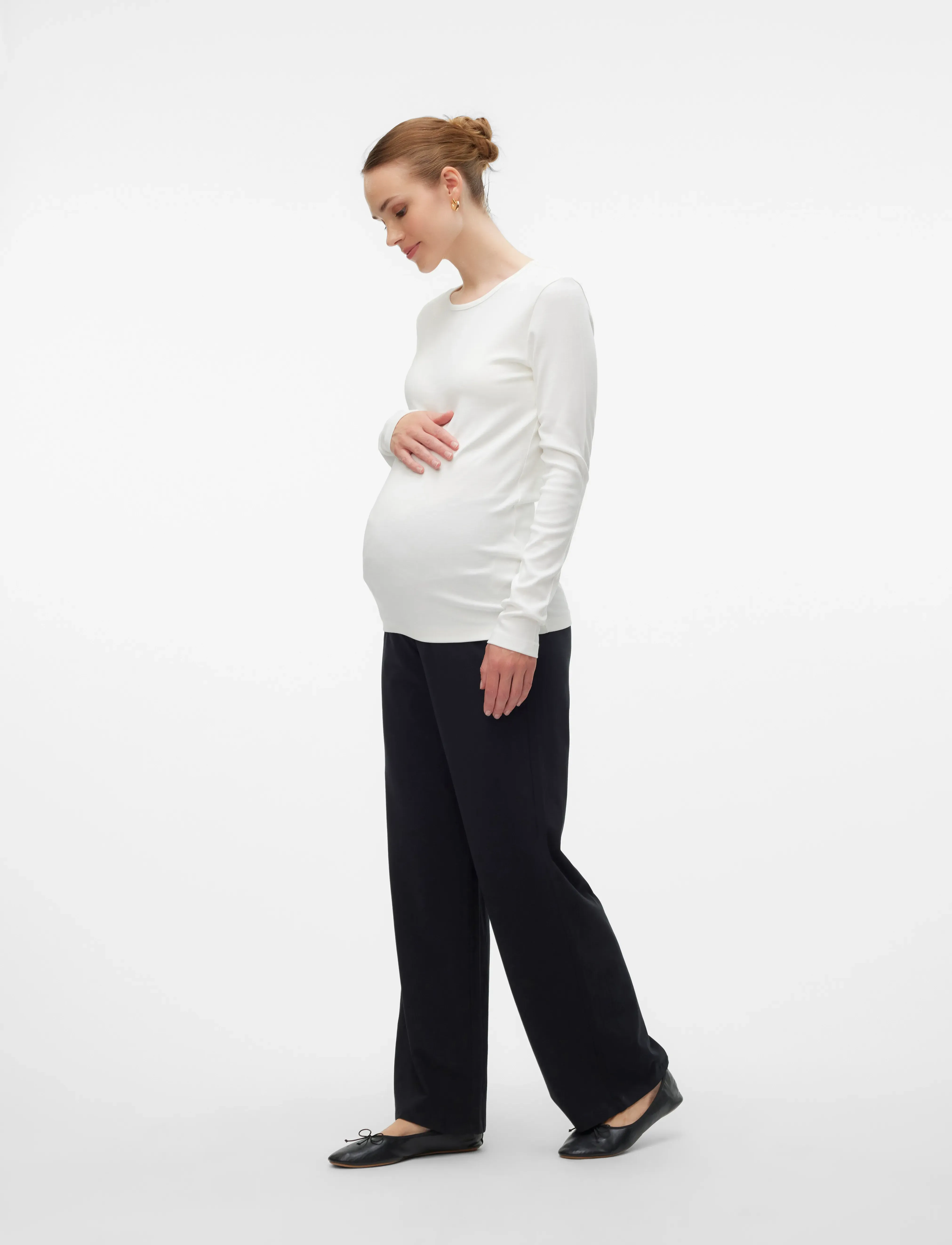 Mamalicious - MLSELMA JRS PANT 2F - black - 3