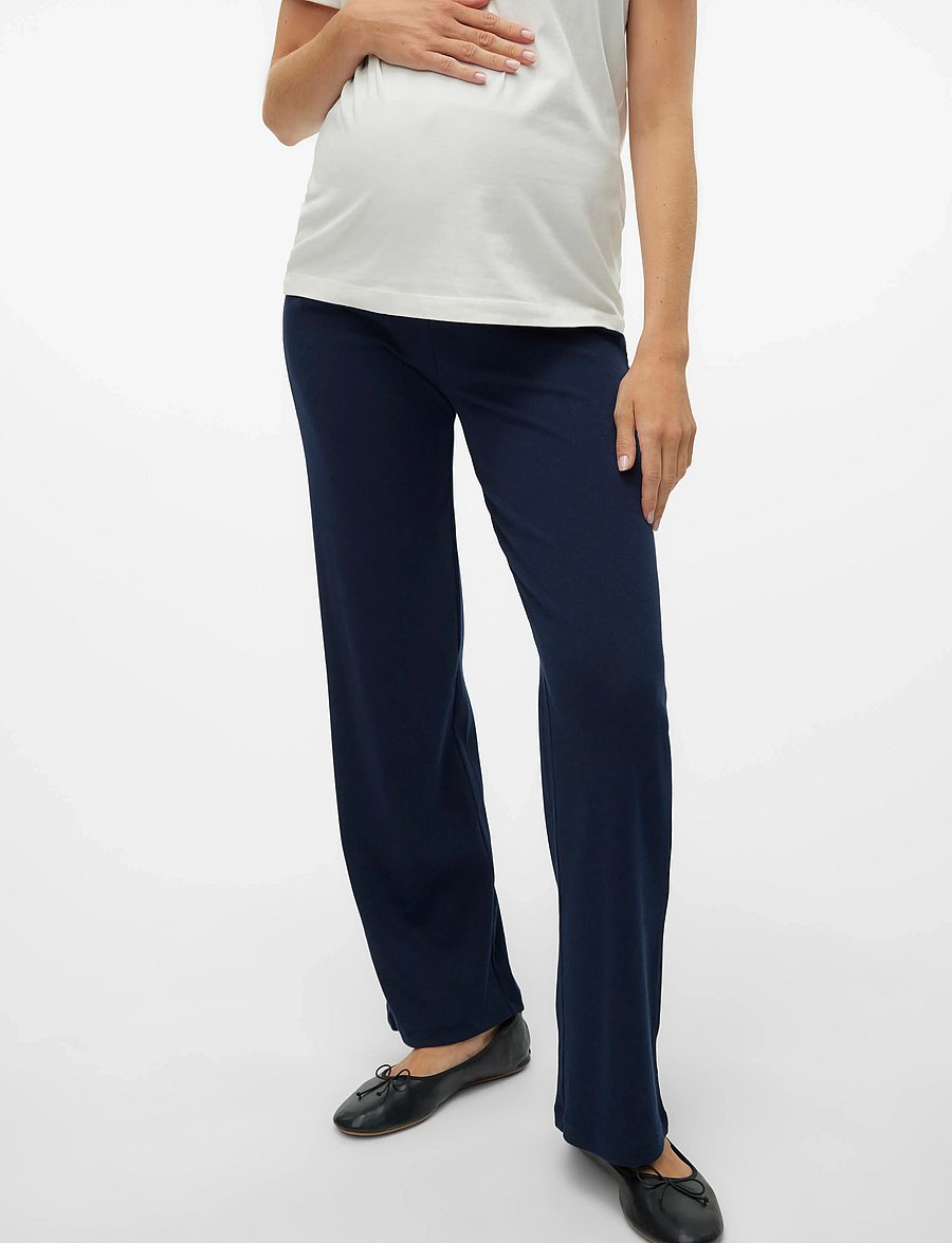 Mamalicious - MLEMILY JRS HW RELAXED LEGGINGS NOOS - bas - navy blazer - 0