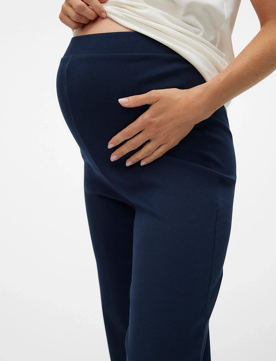 Mamalicious - MLEMILY JRS HW RELAXED LEGGINGS NOOS - bas - navy blazer - 4