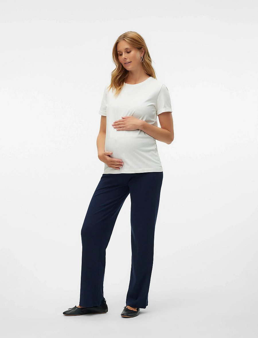 Mamalicious - MLEMILY JRS HW RELAXED LEGGINGS NOOS - bas - navy blazer - 5
