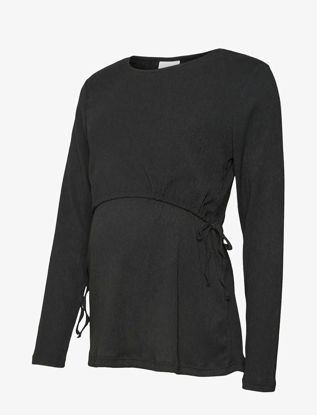 Mamalicious - MLCAILEEN JUNE L/S JRS TOP 2F - oberteile - black - 1