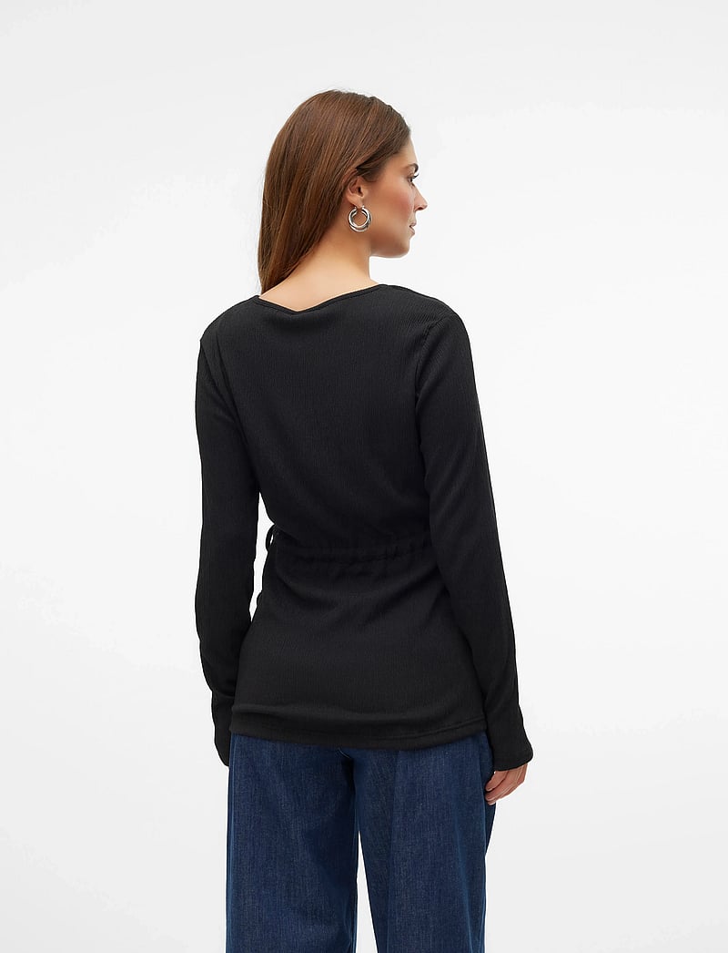 Mamalicious - MLCAILEEN JUNE L/S JRS TOP 2F - oberteile - black - 2