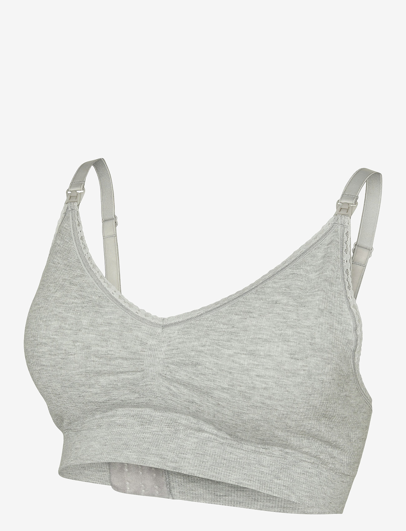 Mamalicious - MLMILU FEED ME BRA 2F - light grey melange - 0