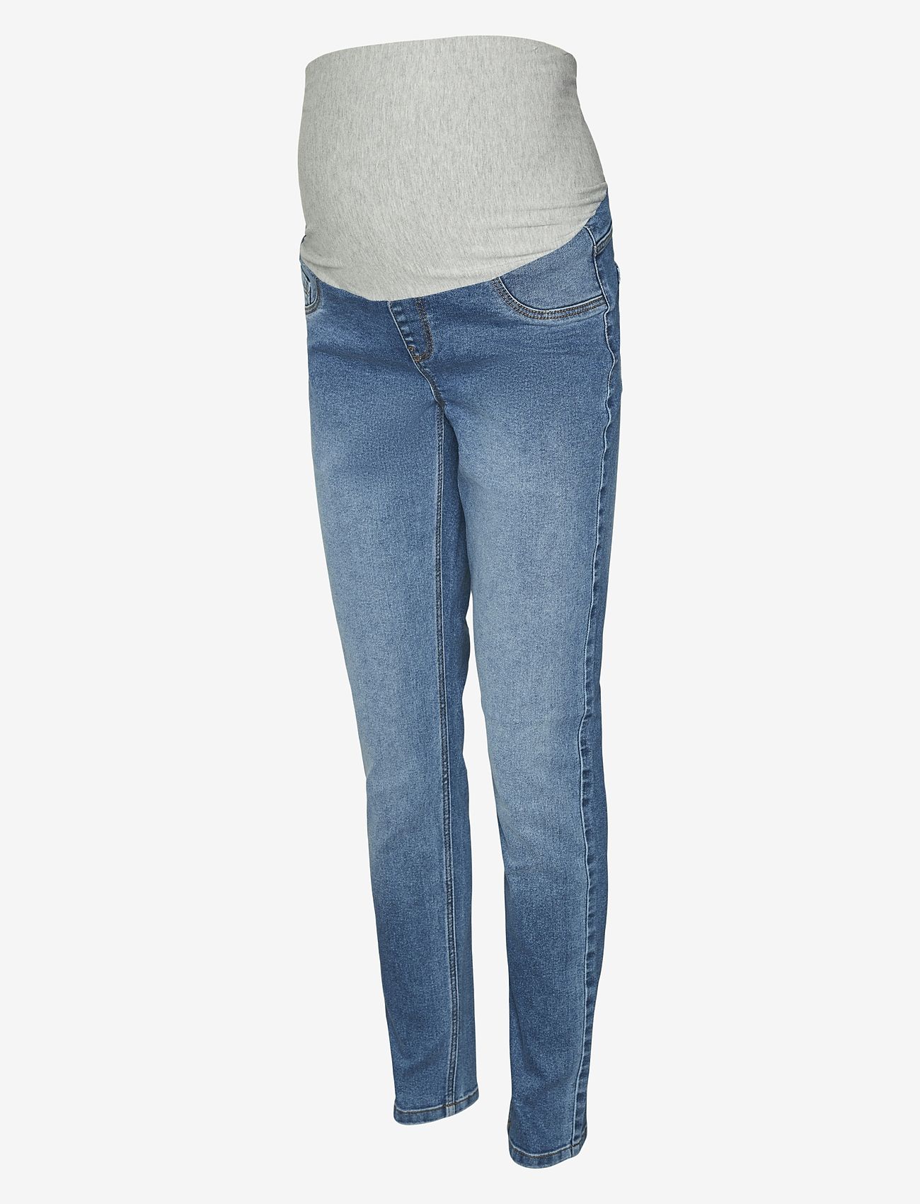Mamalicious - MLOSLO SKINNY JEANS - die niedrigsten preise - medium blue denim - 0