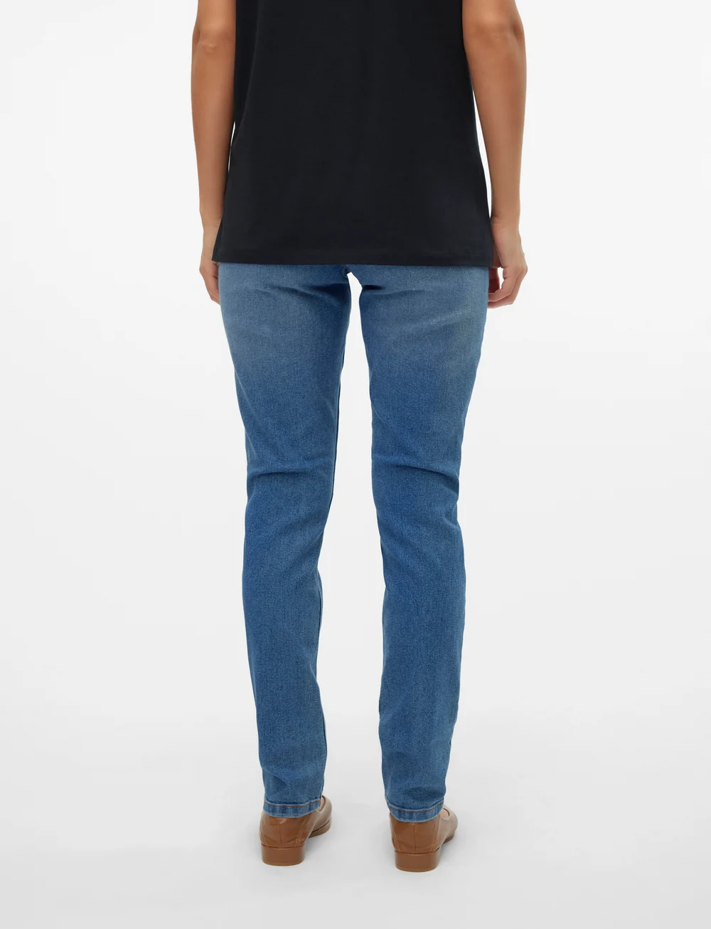 Mamalicious - MLOSLO SKINNY JEANS - püksid - medium blue denim - 3