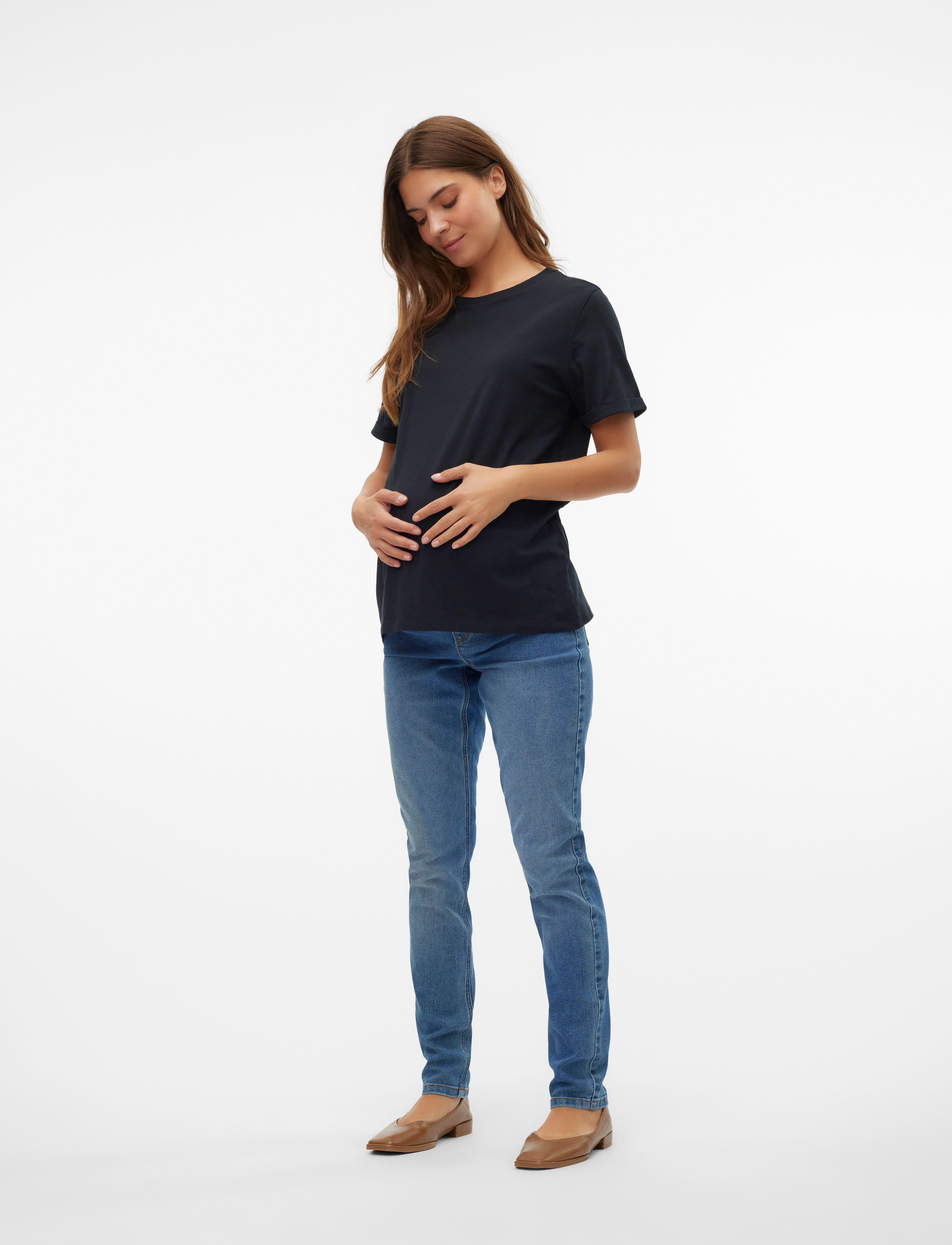 Mamalicious - MLOSLO SKINNY JEANS - laveste priser - medium blue denim - 5