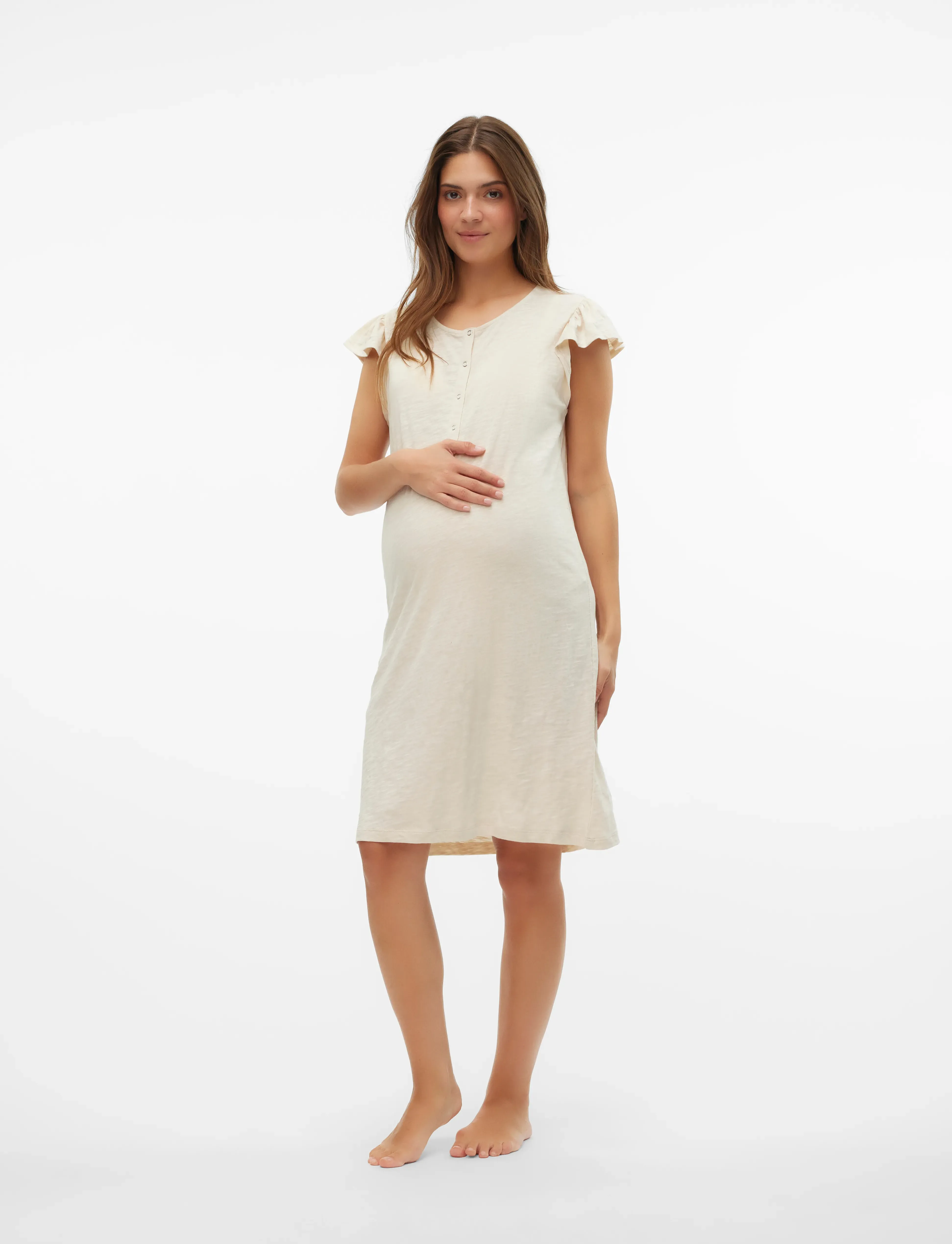 Mamalicious - MLIVANA LIA CAP JRS NIGHTGOWN 2F NOOS - birch - 5