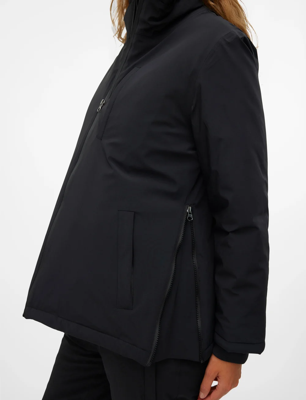 Mamalicious - MLBELLA 2IN1 ZIPPY SIDE JACKET - overdele - black - 4