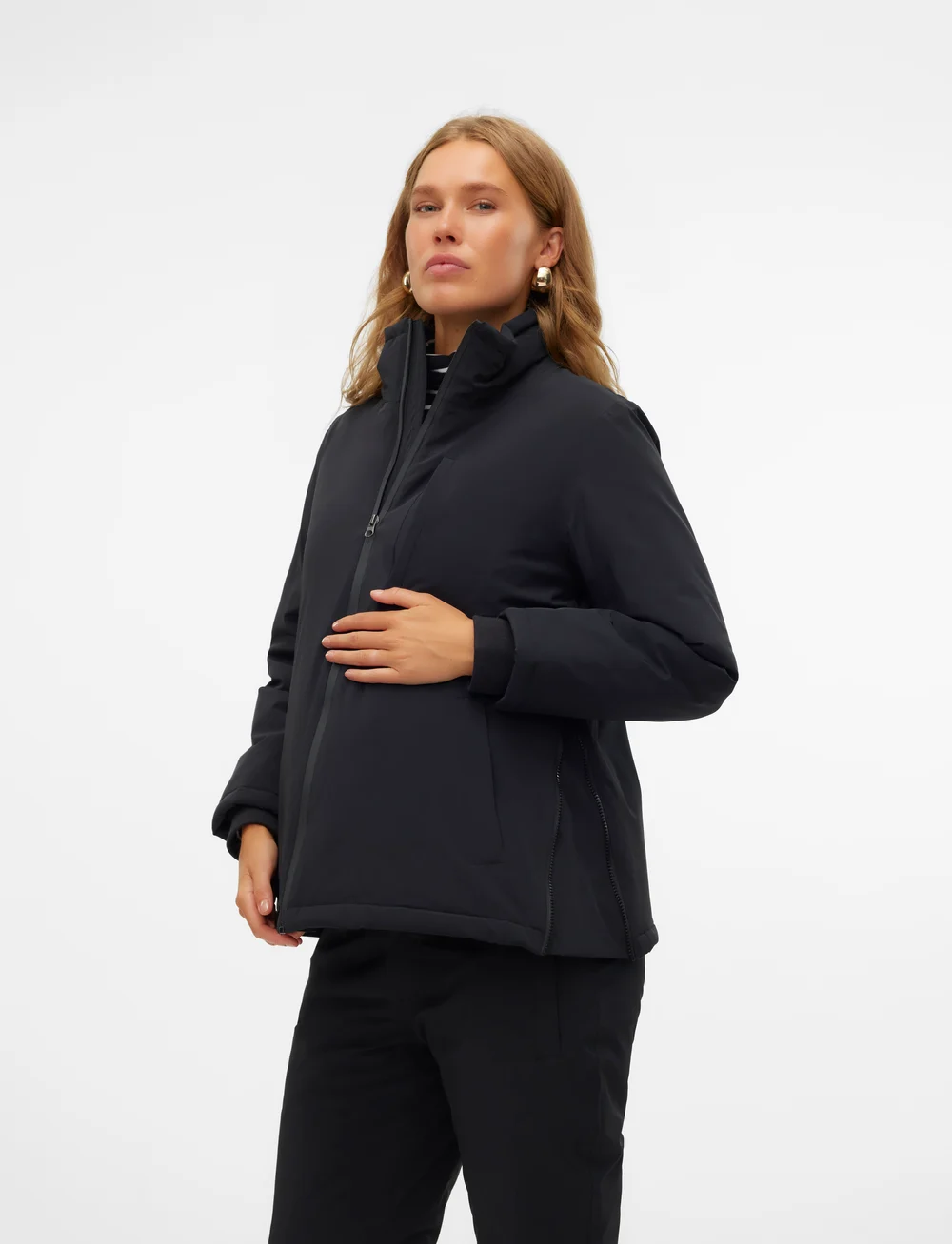 Mamalicious - MLBELLA 2IN1 ZIPPY SIDE JACKET - overdele - black - 5