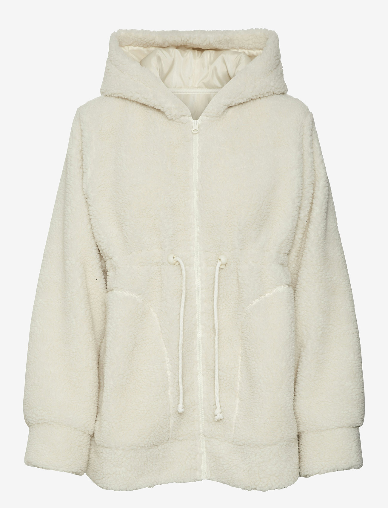 Mamalicious - MLRACHEL  3IN1 TEDDY JACKET NOOS - faux fur - birch - 2