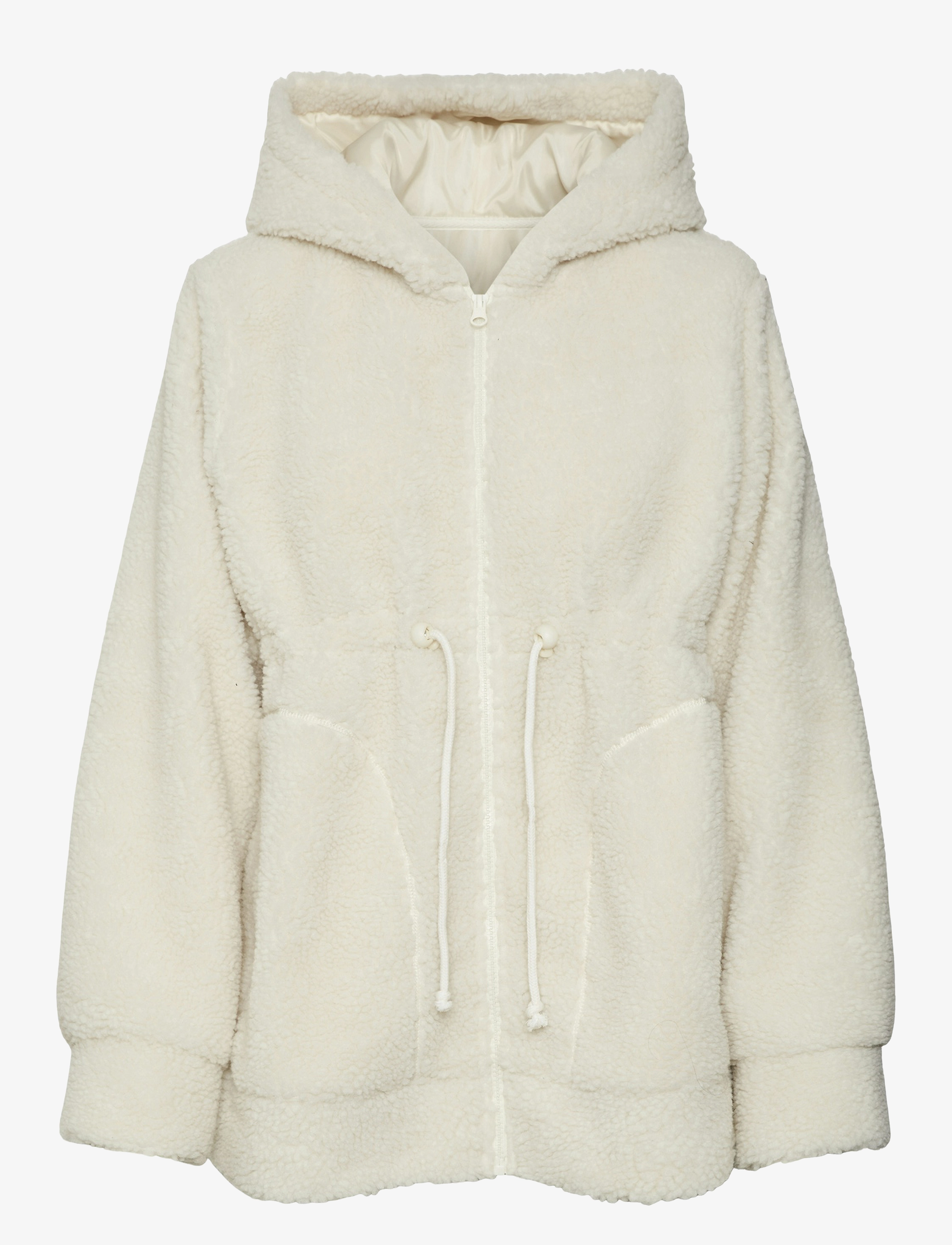 Mamalicious - MLRACHEL  3IN1 TEDDY JACKET NOOS - faux fur jakker - birch - 2
