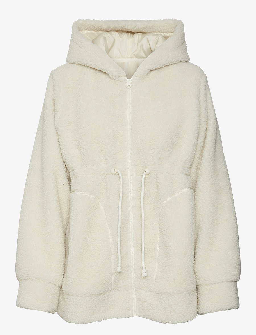 Mamalicious - MLRACHEL 3IN1 TEDDY JACKET NOOS - faux fur jakker - birch - 2