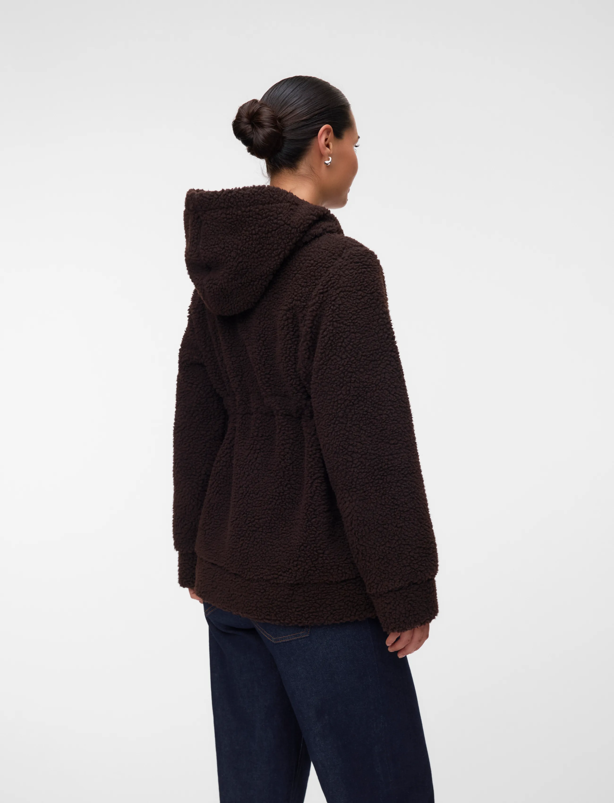 Mamalicious - MLRACHEL  3IN1 TEDDY JACKET NOOS - faux fur jakker - hot fudge - 2