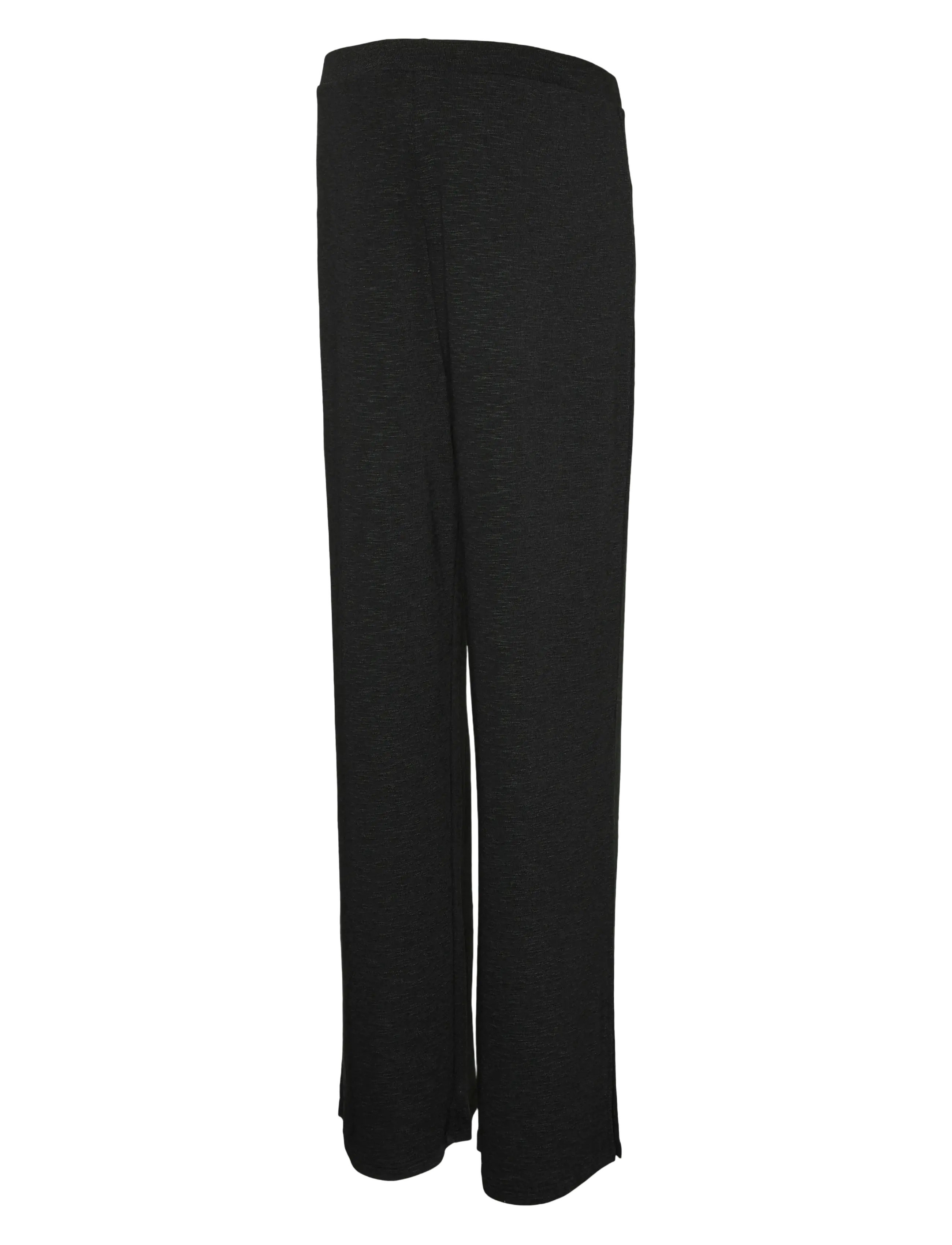Mamalicious MLFREDERIKKE WIDE SLIT JRS PANTS HW - Ventetøj - BLACK / black