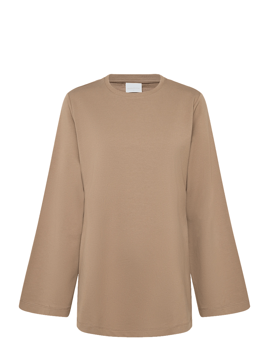 Mamalicious - MLSINE LS SWEAT TOP 2F - oberteile - fossil - 1
