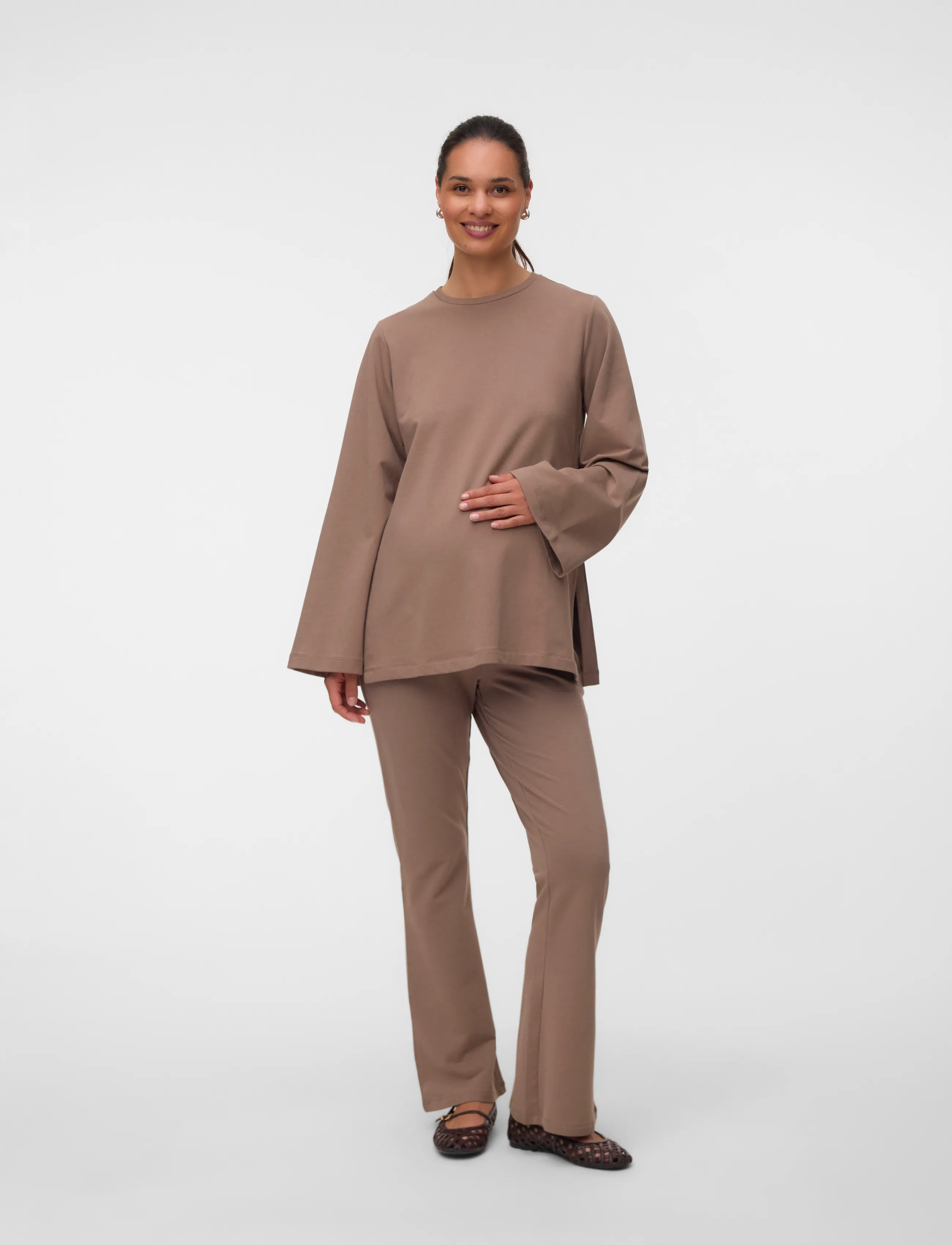 Mamalicious - MLSINE LS SWEAT TOP 2F - Överdelar - fossil - 4
