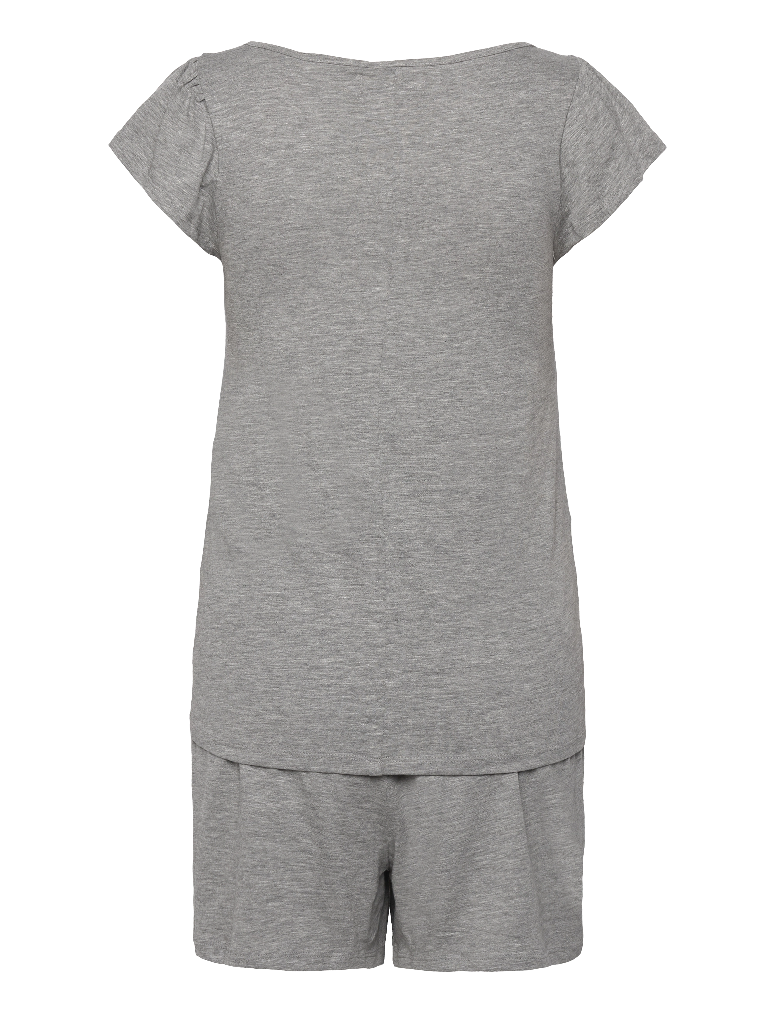 Mamalicious - MLMIRA LGM LIA CAP JRS PYJAMAS 2F NOOS - nærföt - light grey melange - 2