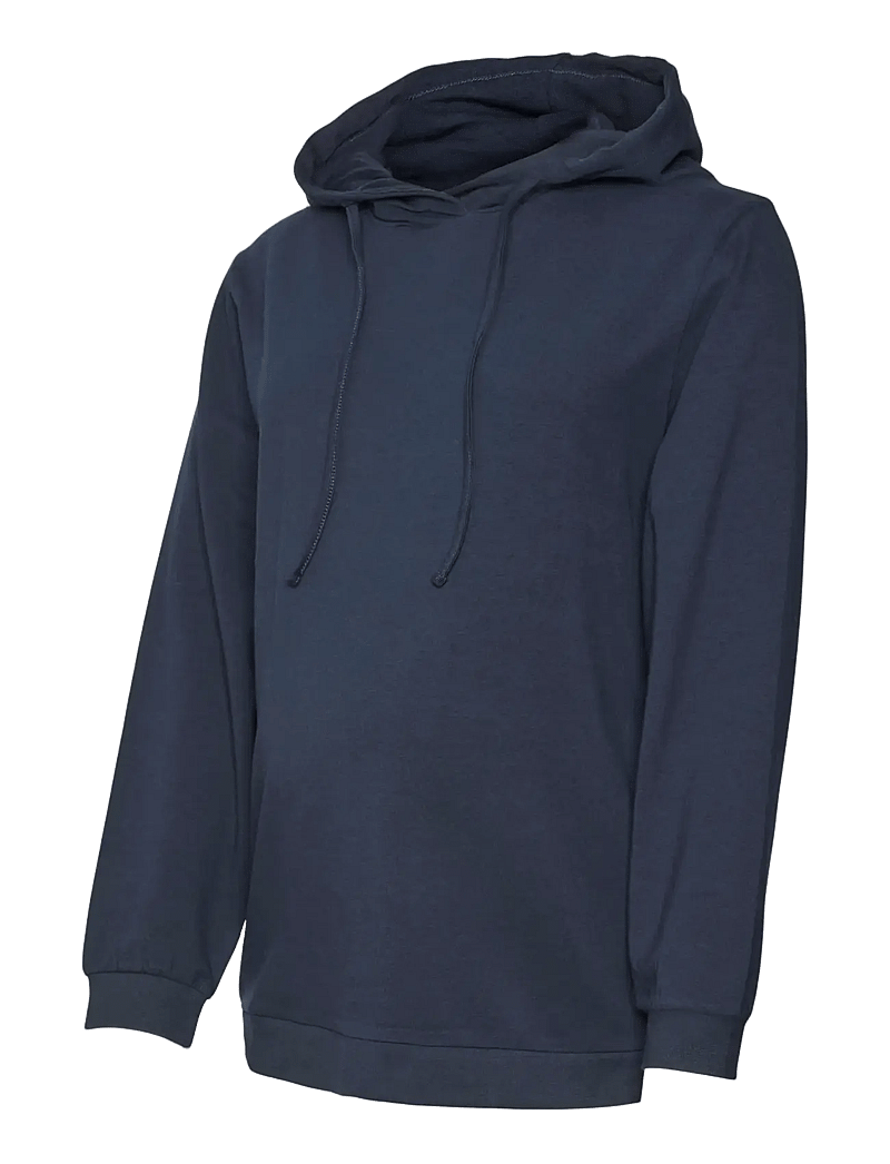 Mamalicious - MLMILLE L/S SWEAT HOOD NOOS - hoodies - navy blazer - 1