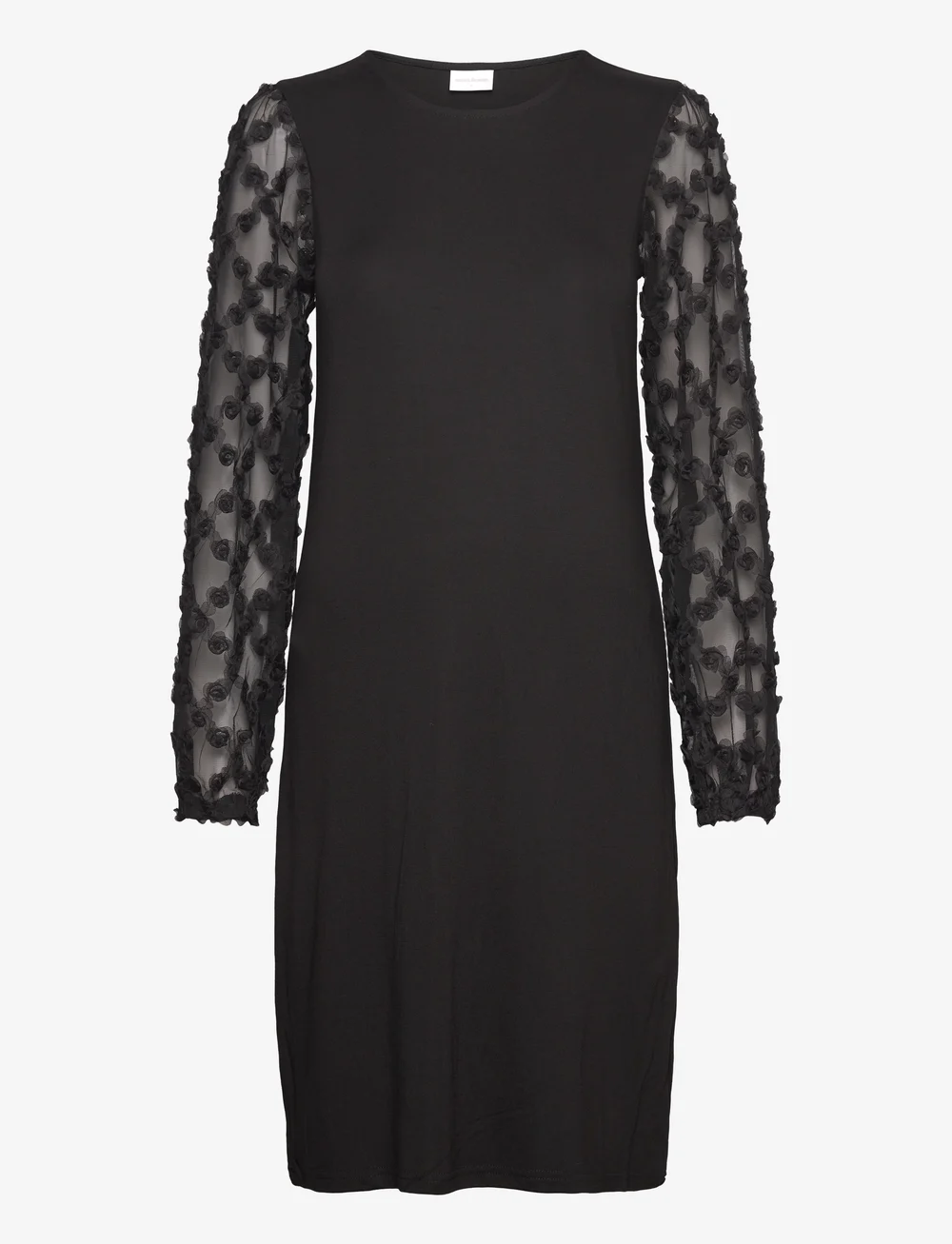 Mamalicious - MLPAULA LS JRS ABK DRESS - midikleider - black - 1