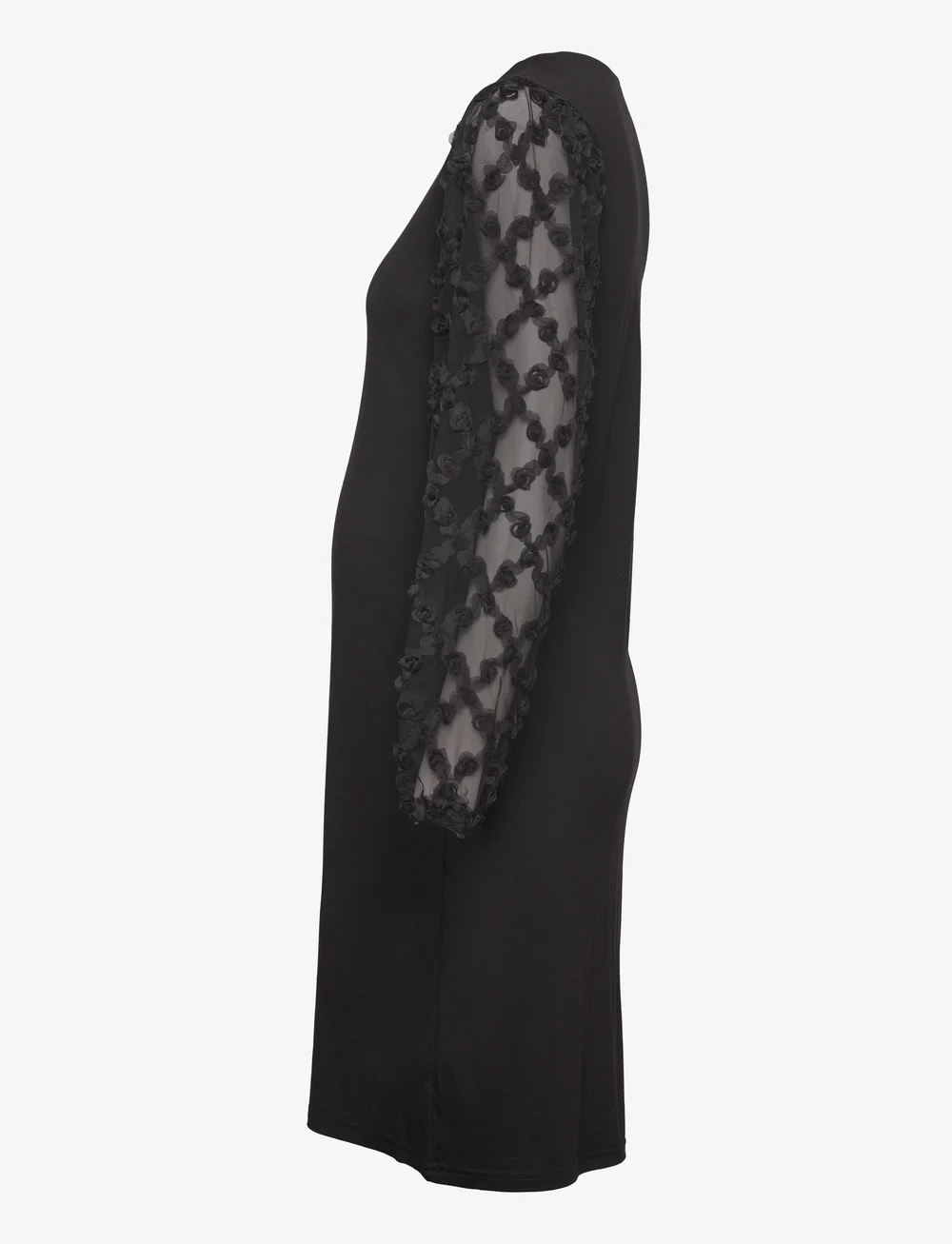 Mamalicious - MLPAULA LS JRS ABK DRESS - midikleider - black - 3